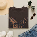 Butterfly Leopard Tee — Brown Monarch & Leopard Print Graphic T-Shirt
