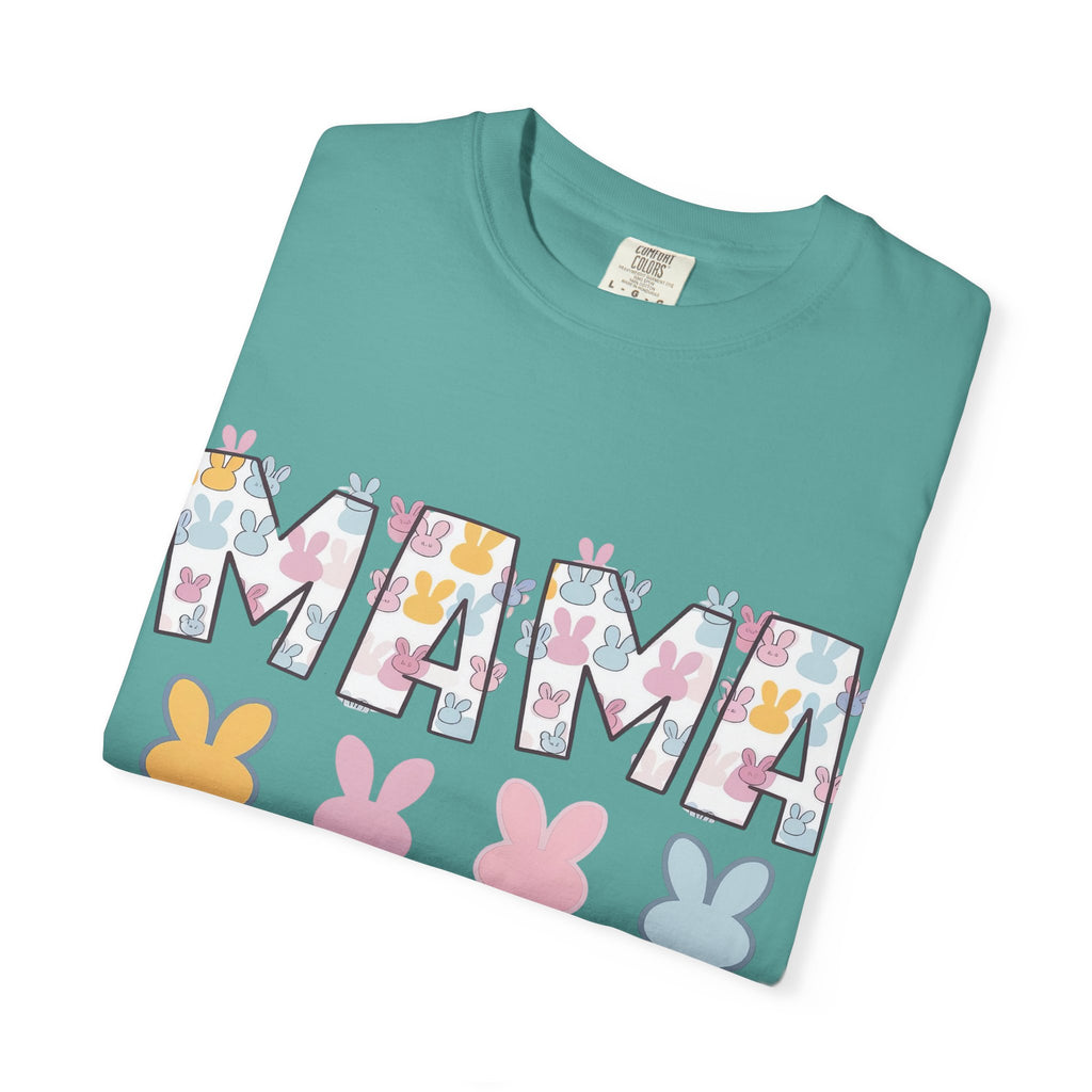 Mama Floral Peep Tee — Easter Bunny Pastel Mother's Day T-Shirt