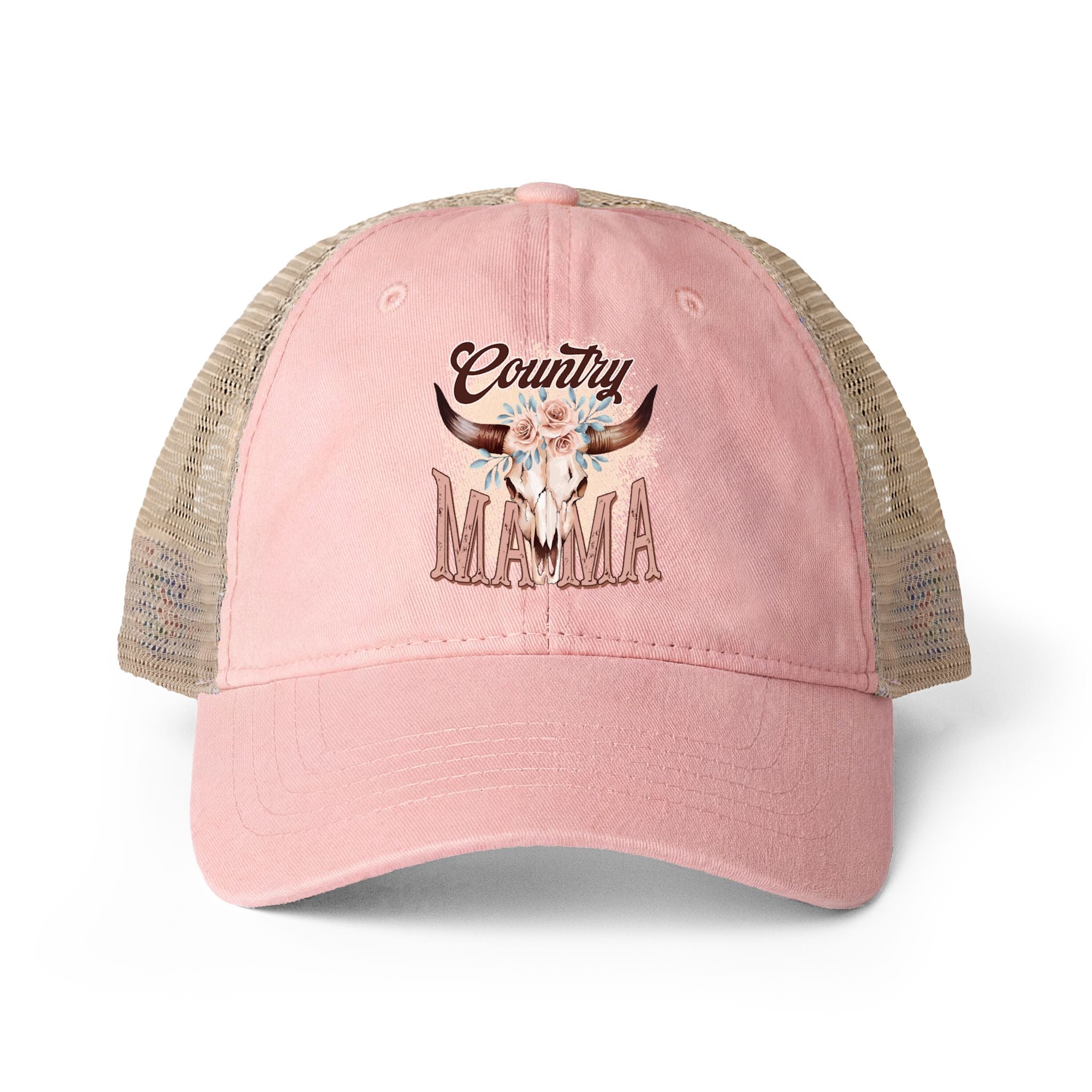 Women's Washed Mesh-Back Cap