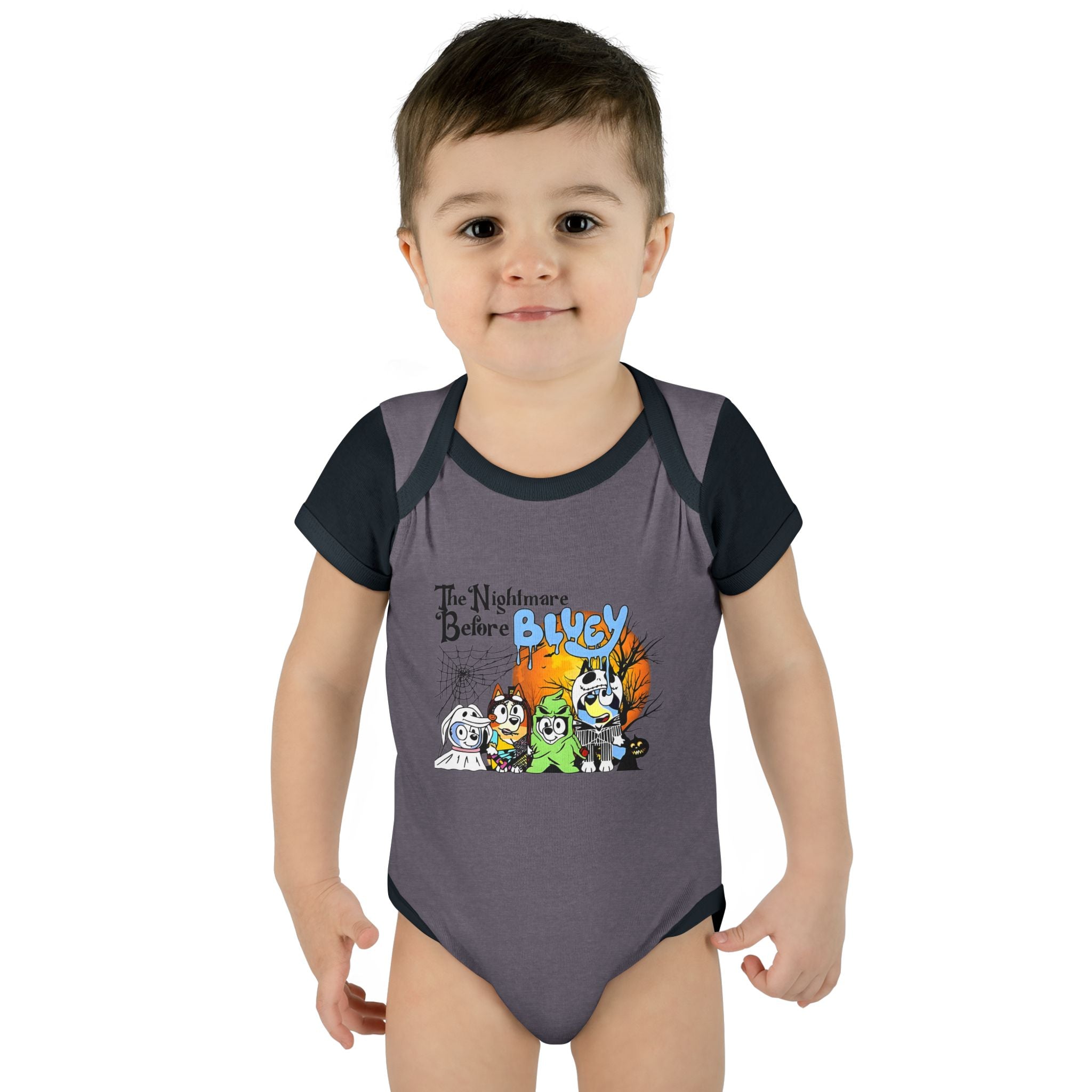 Baby Bodysuit - Cute Cartoon Halloween Infant Onesie