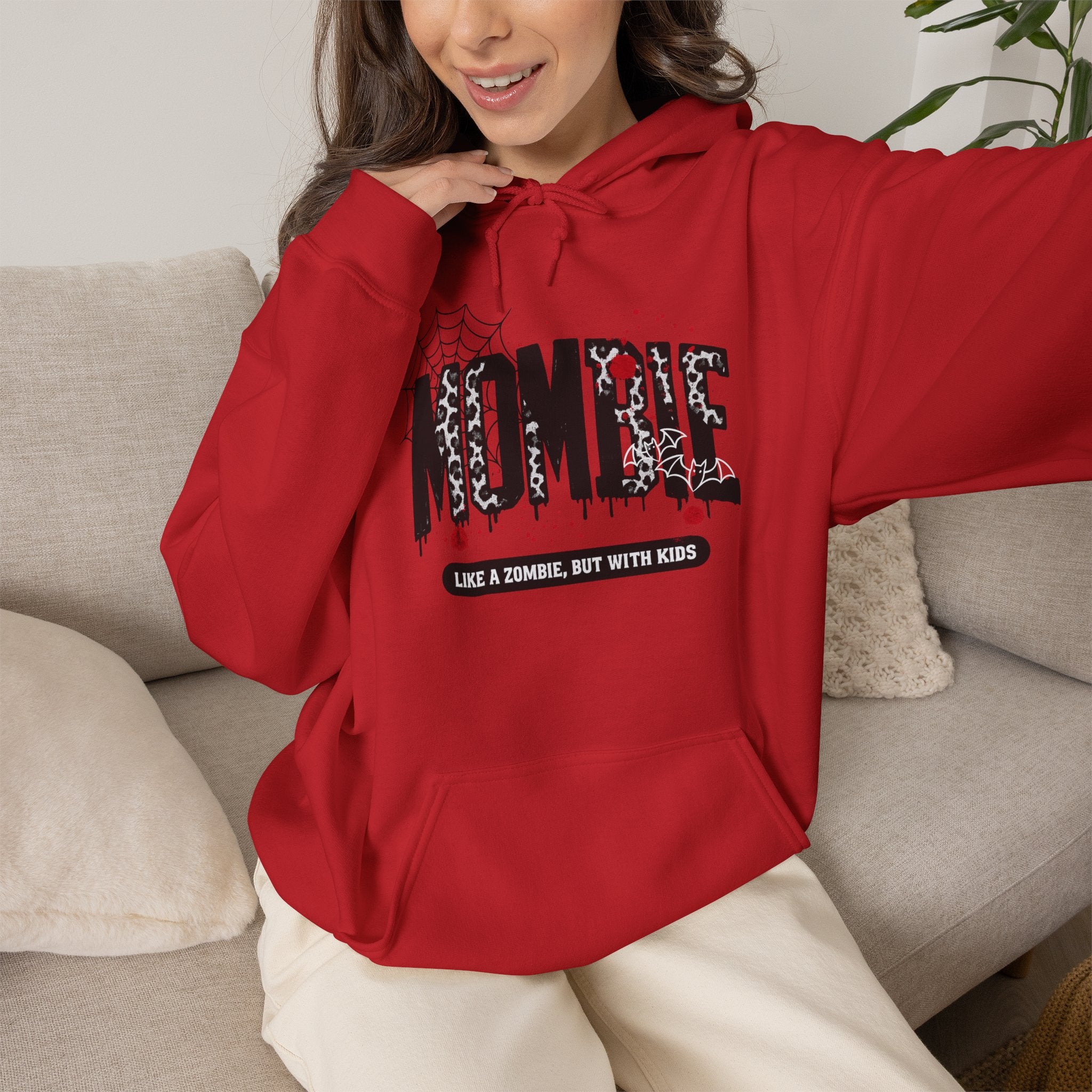 Hoodie - "Nombie" Funny Zombie Dad Hoodie (Like a Zombie, But With Kids)