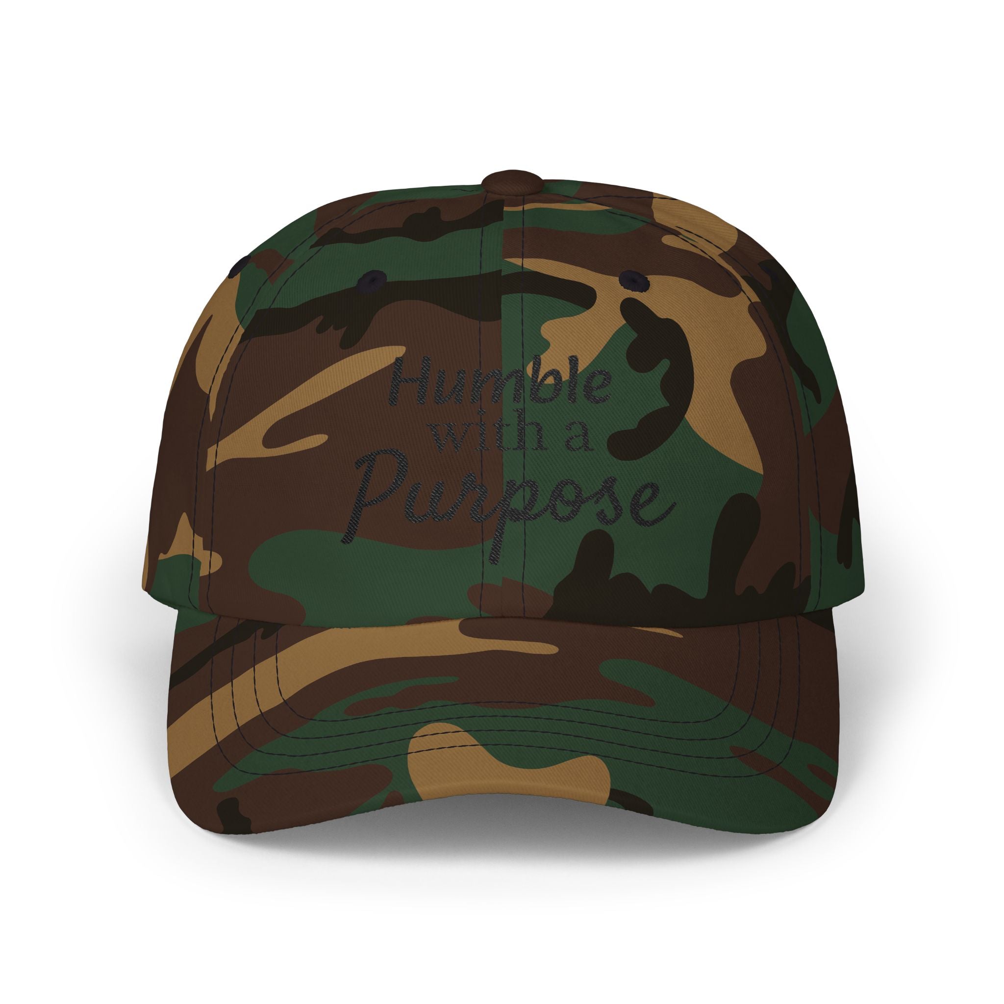Dad Cap — "Humble with a Purpose" Embroidered Baseball Hat