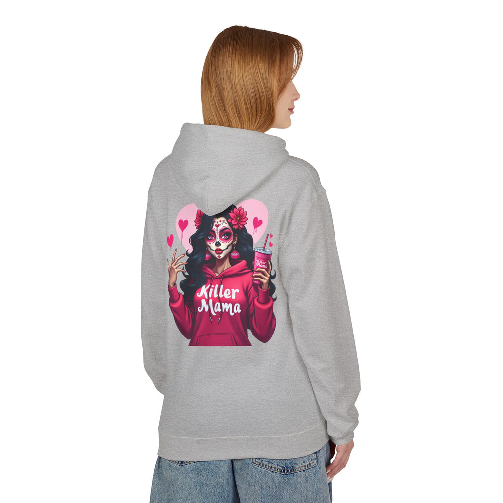 Killer Mama Hoodie — Day of the Dead Sugar Skull Mom Graphic Hoodie
