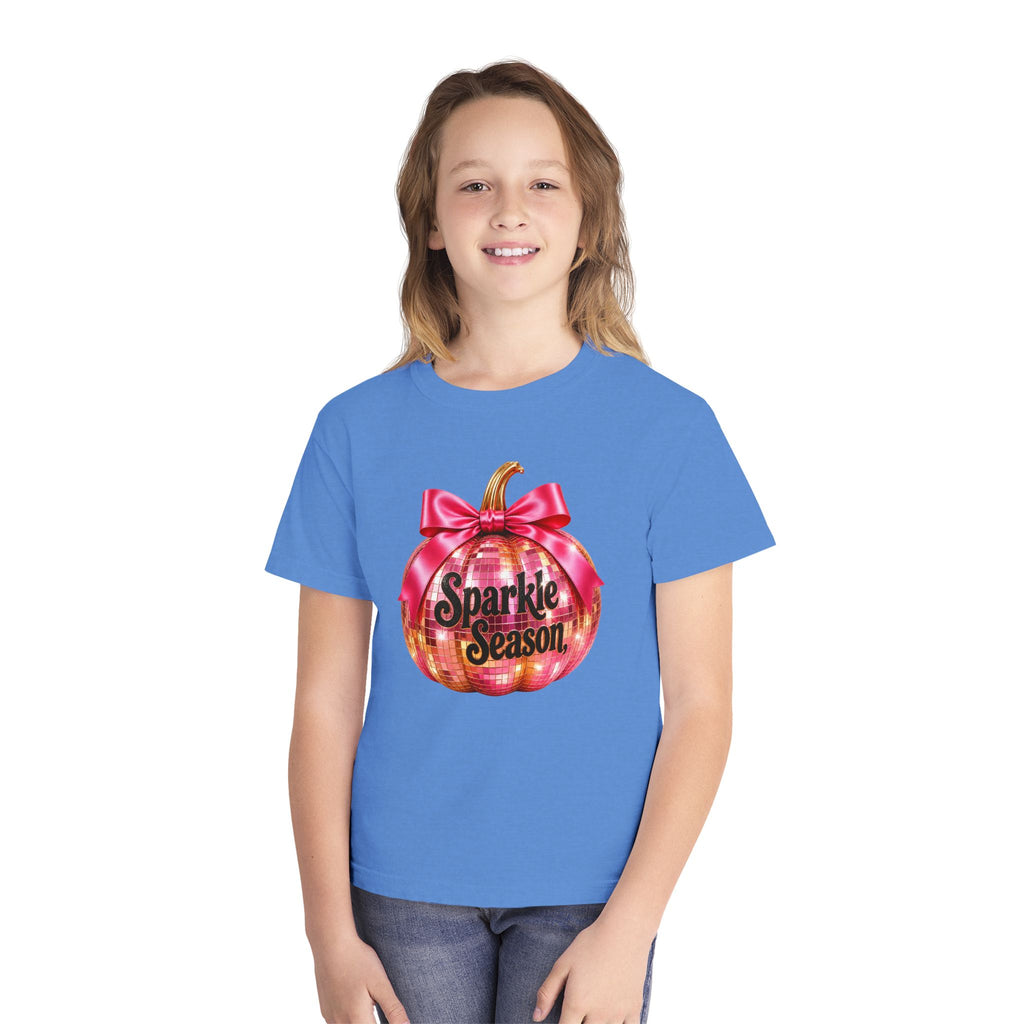 Sparkle Season Pumpkin Youth T‑Shirt