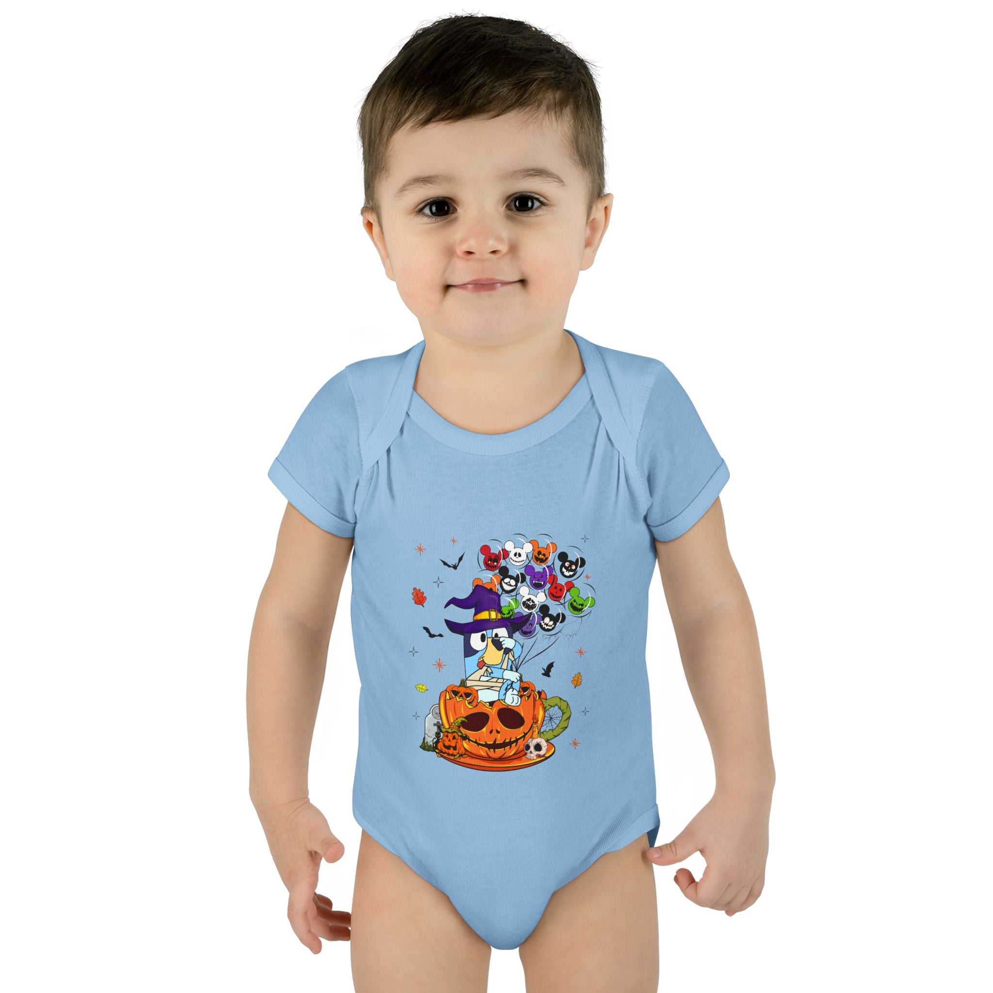 Infant Halloween Witch Pumpkin Bodysuit – Cute Baby Trick-or-Treat Costume