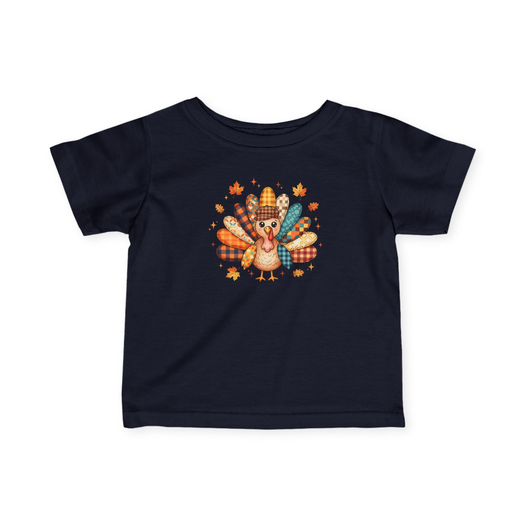 Infant Tee — Cute Thanksgiving Turkey Graphic Baby Shirt