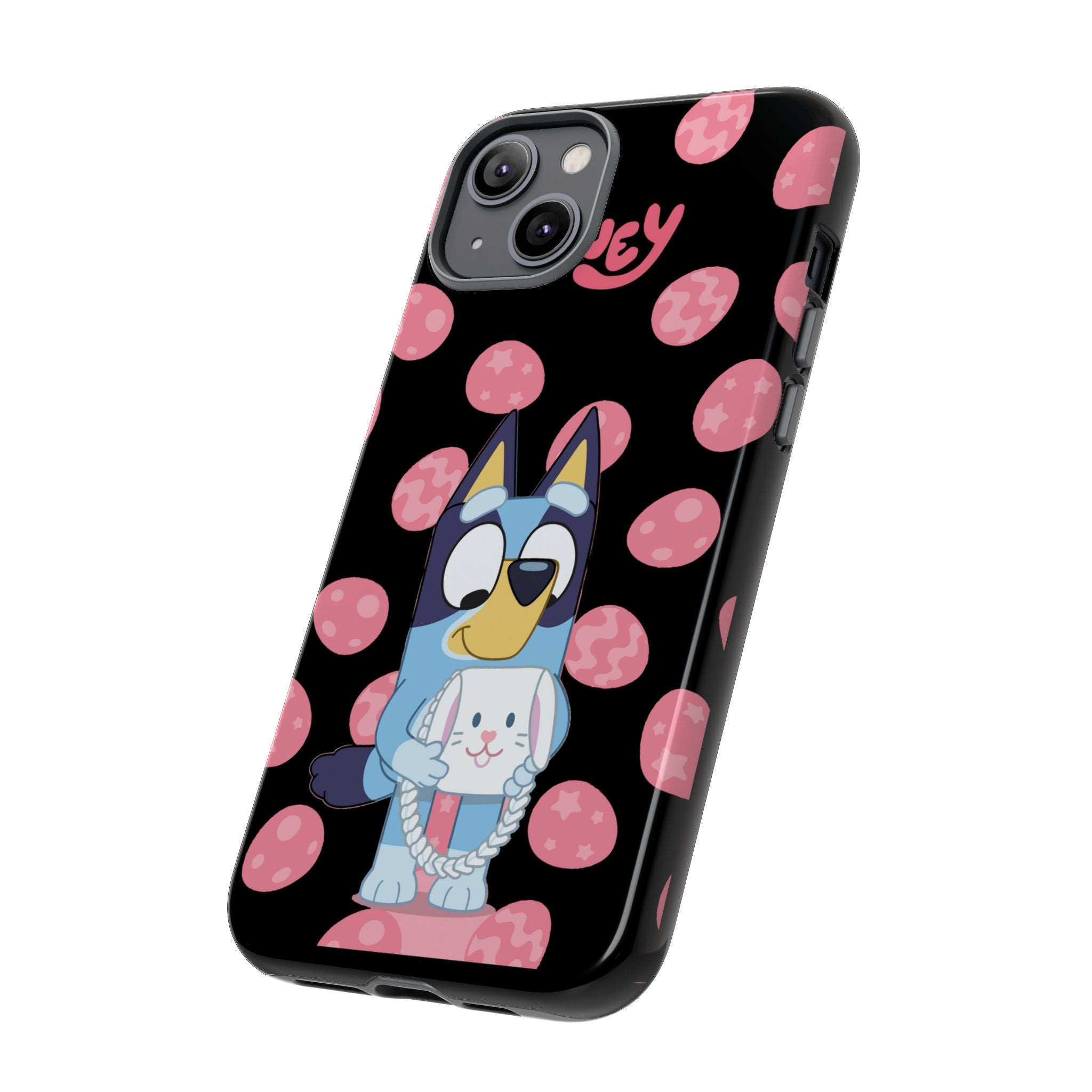 Bluey Holding Bunny phone case | Cute cartoon character phone case
