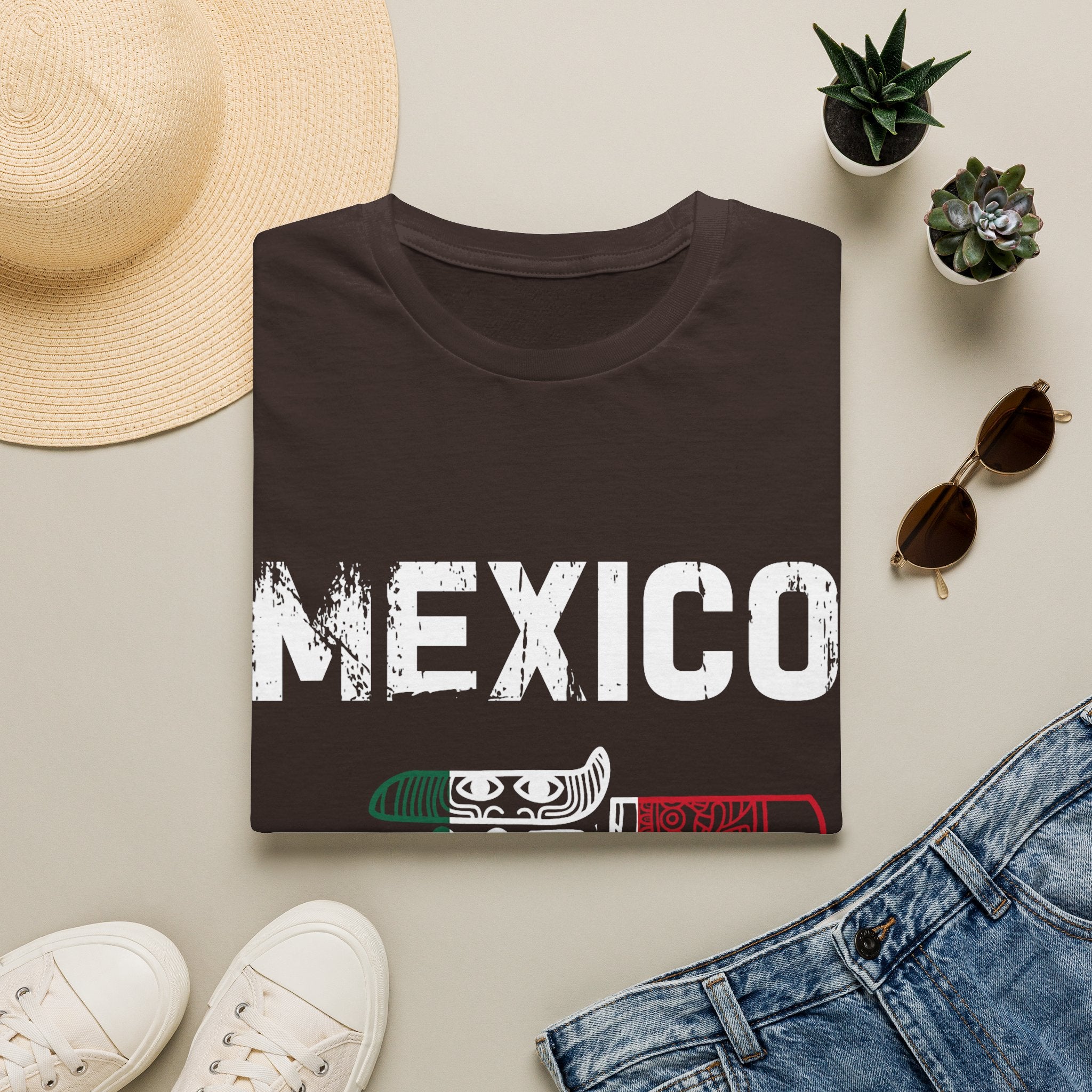 Mexico Flag Guitar T-Shirt — Mexican Pride Music Tee