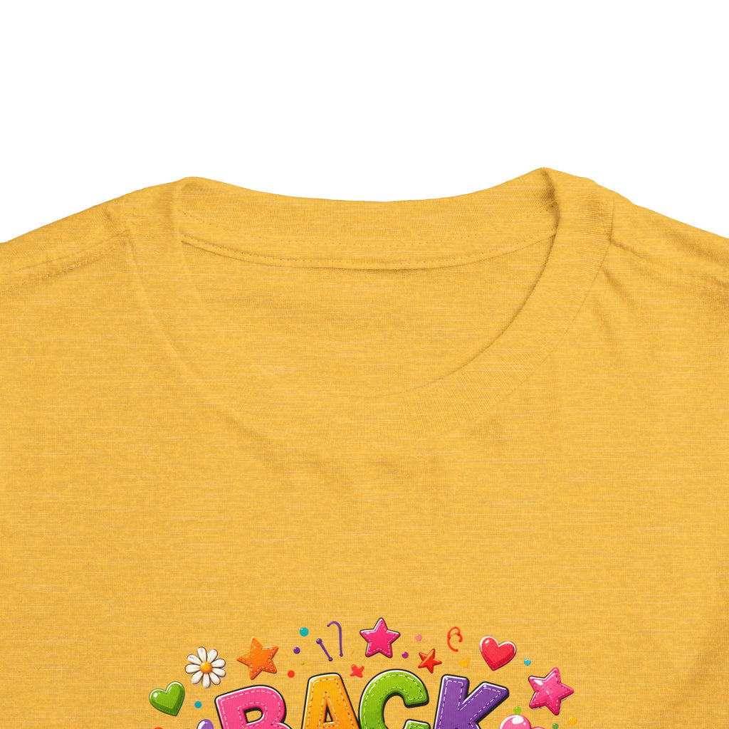 Back to School Toddler Tee – Cute Kawaii School Supplies Graphic