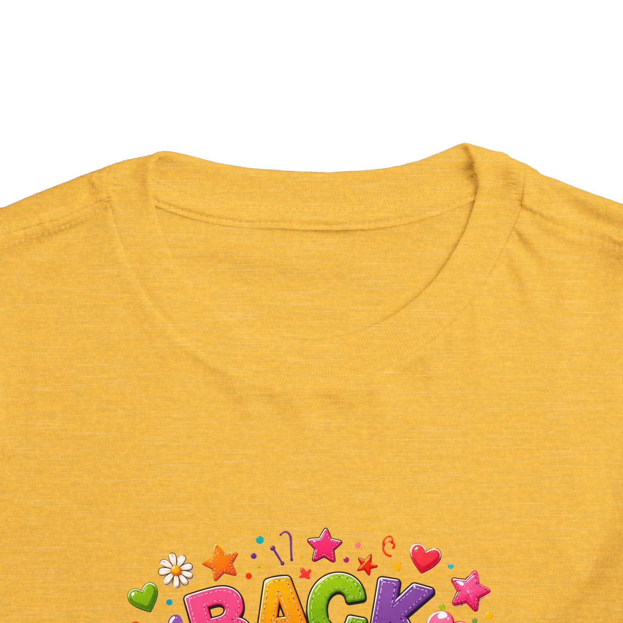 Back to School Toddler Tee – Cute Kawaii School Supplies Graphic