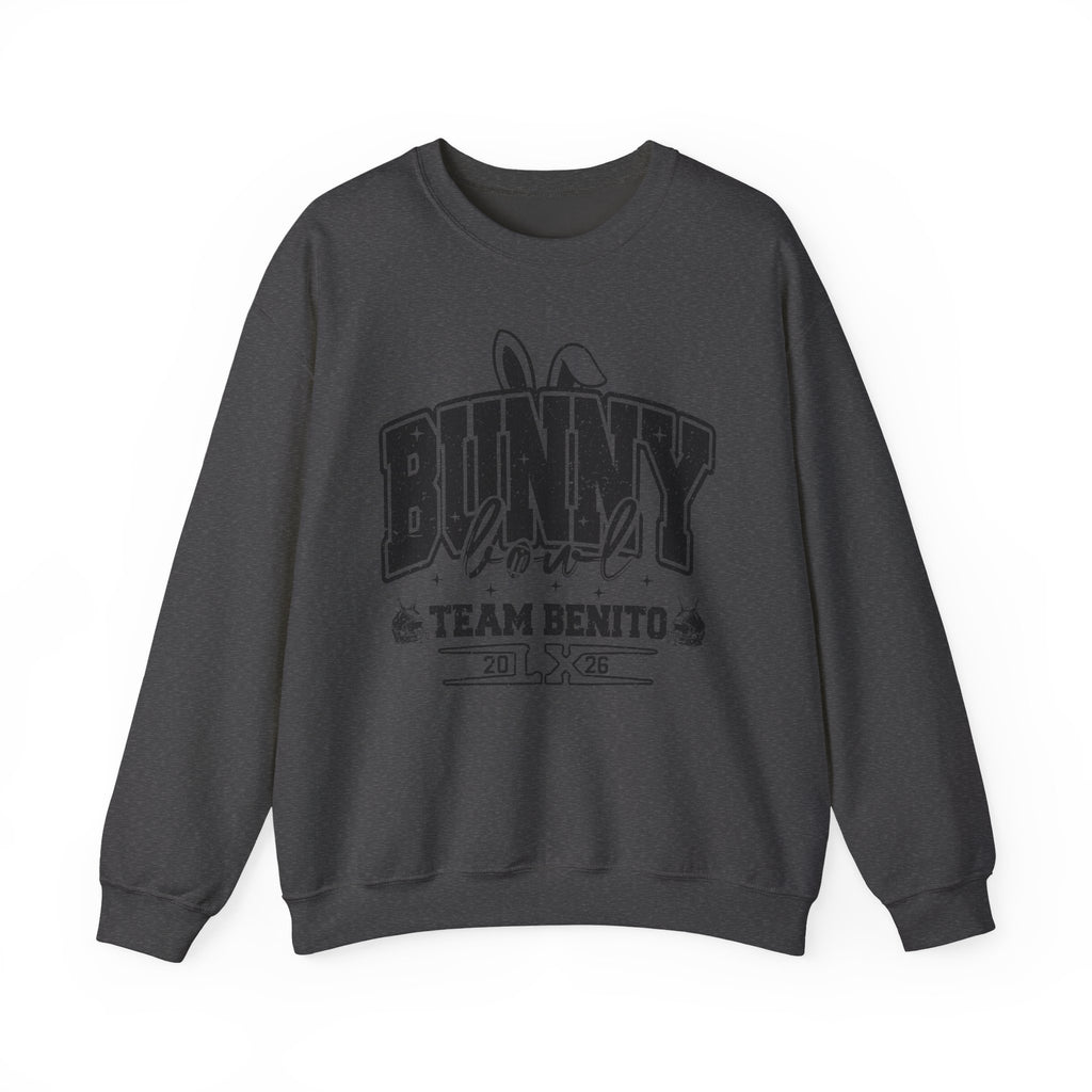 Bunny Lover Crewneck Sweatshirt — Team Benito Vintage Graphic
