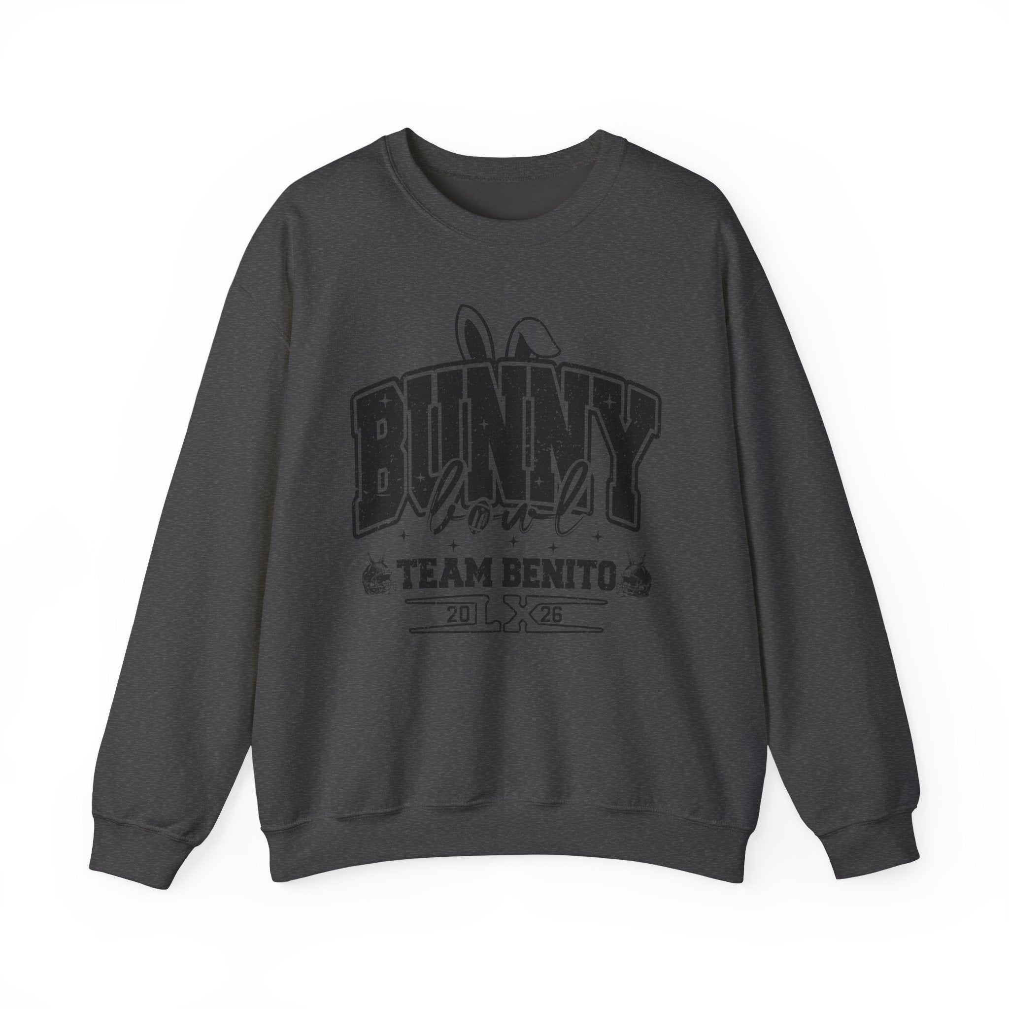 Bunny Lover Crewneck Sweatshirt — Team Benito Vintage Graphic