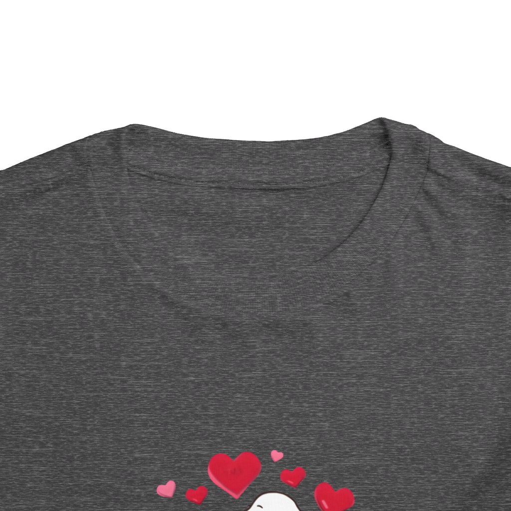 Toddler Tee — Cute Puppy “Love Is in the Air” Valentine Shirt