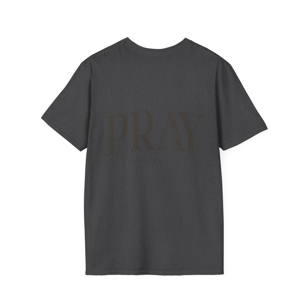 Virgin Mary Pray T-Shirt – Religious Catholic Tee with Colossians 4:2
