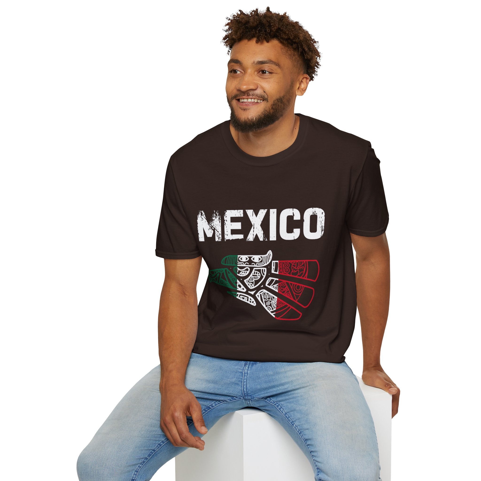Mexico Flag Guitar T-Shirt — Mexican Pride Music Tee