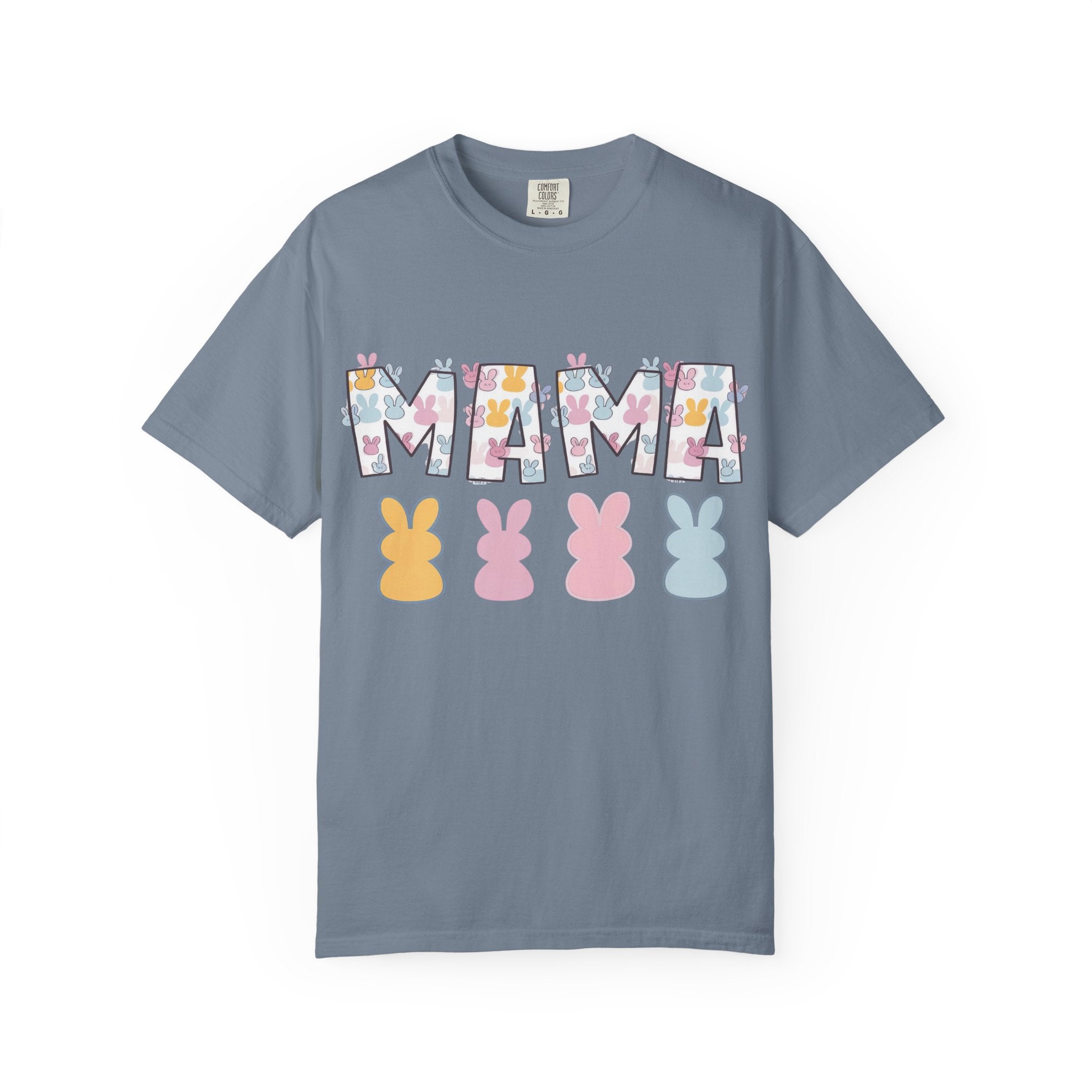 Mama Floral Peep Tee — Easter Bunny Pastel Mother's Day T-Shirt
