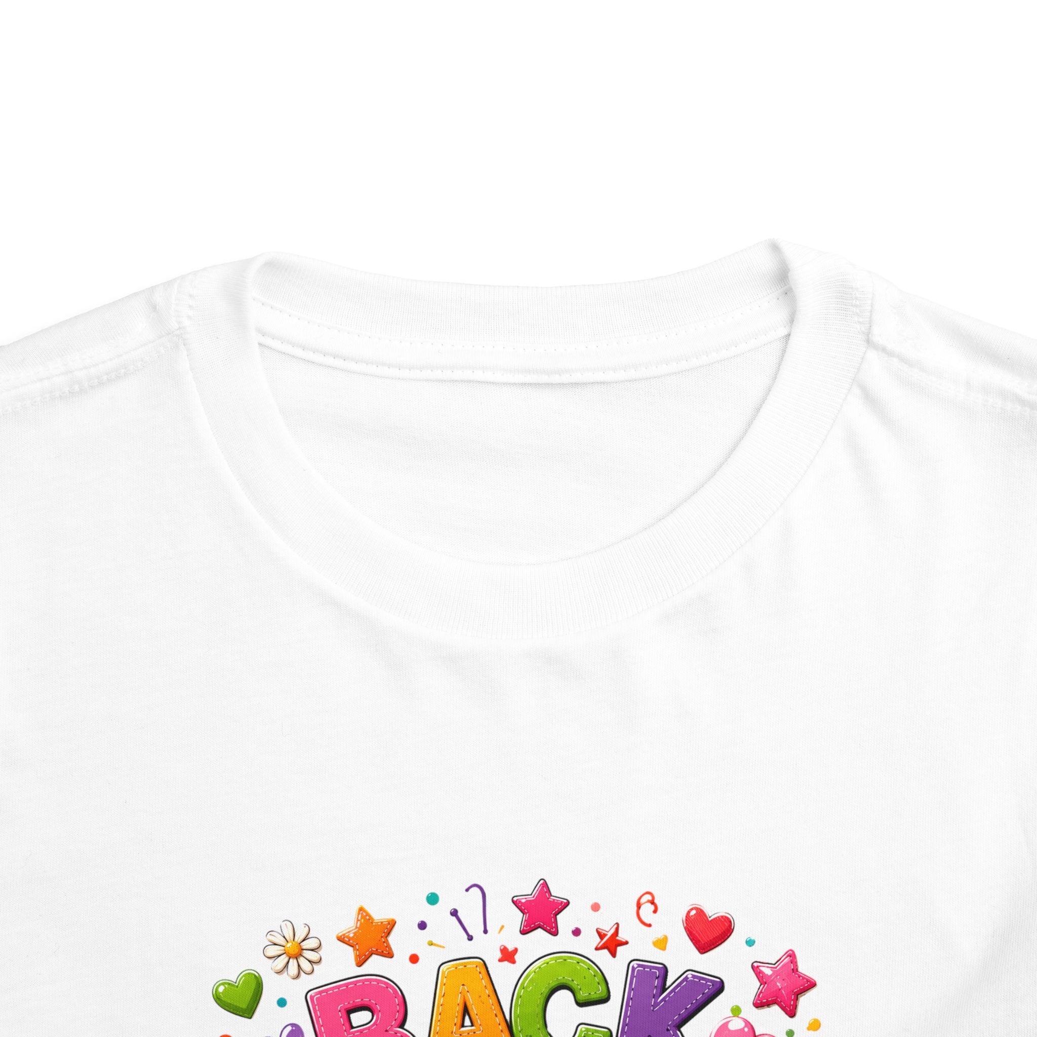 Back to School Toddler Tee – Cute Kawaii School Supplies Graphic