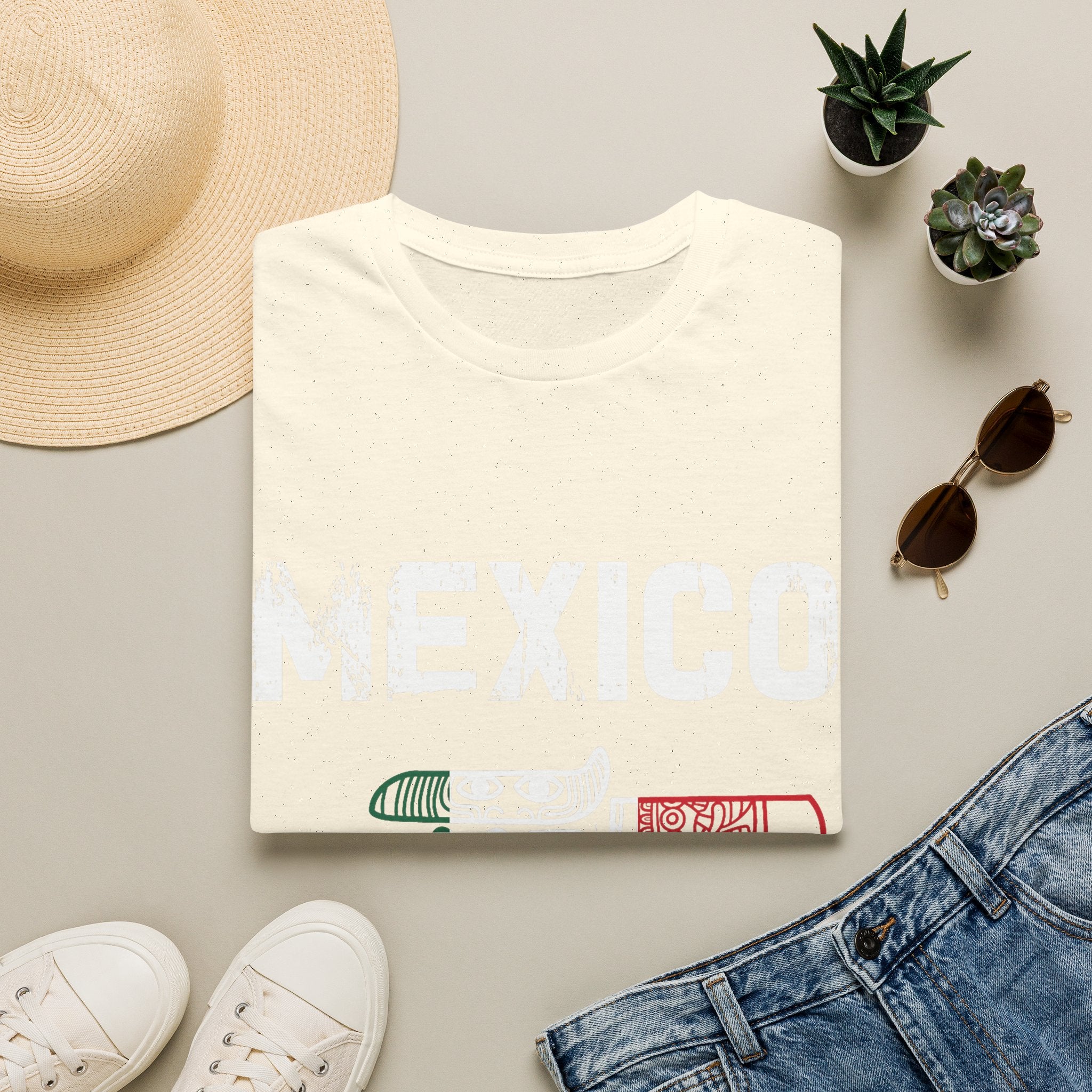 Mexico Flag Guitar T-Shirt — Mexican Pride Music Tee