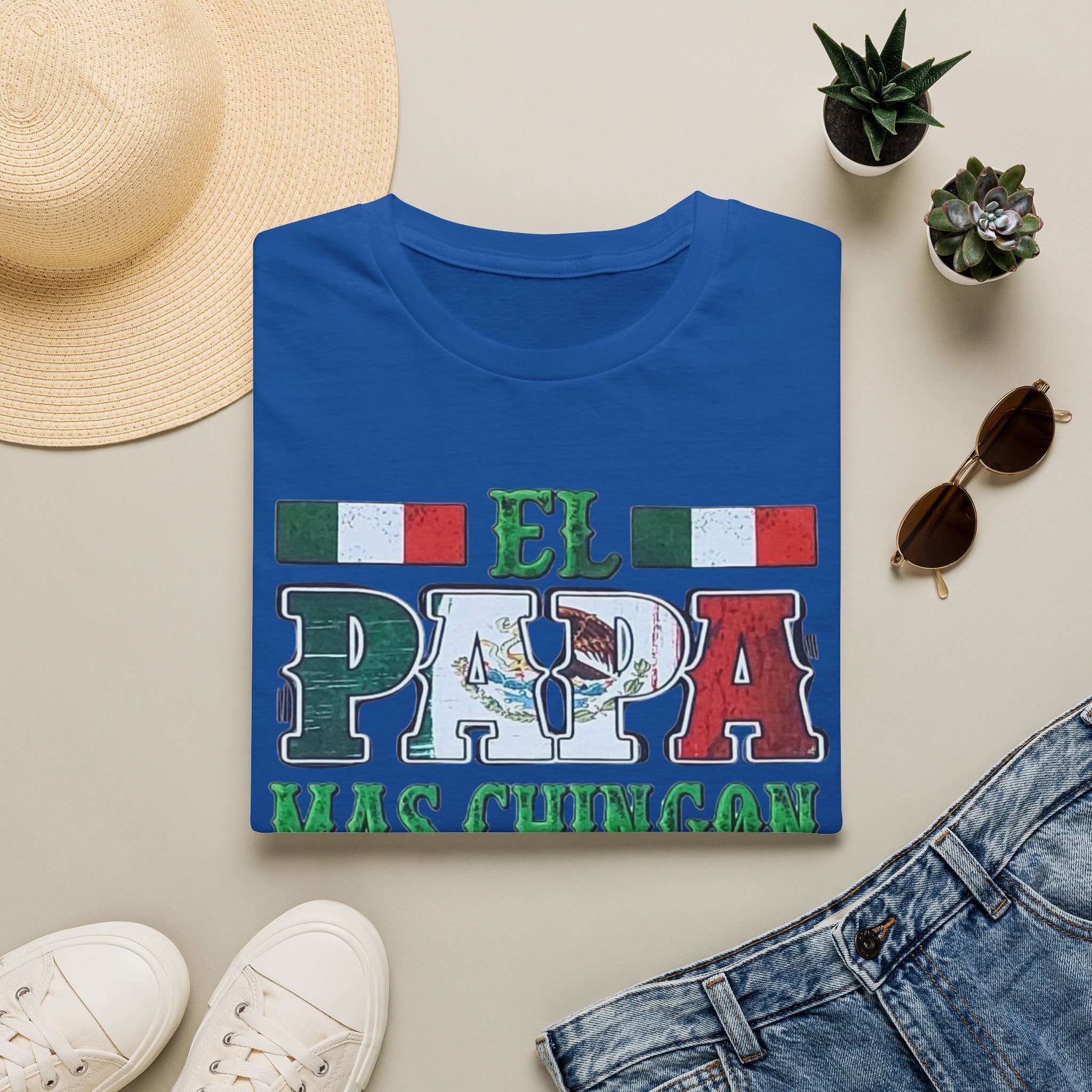 El Papá Más Chingón T-Shirt – Mexican Flag Father's Day Tee