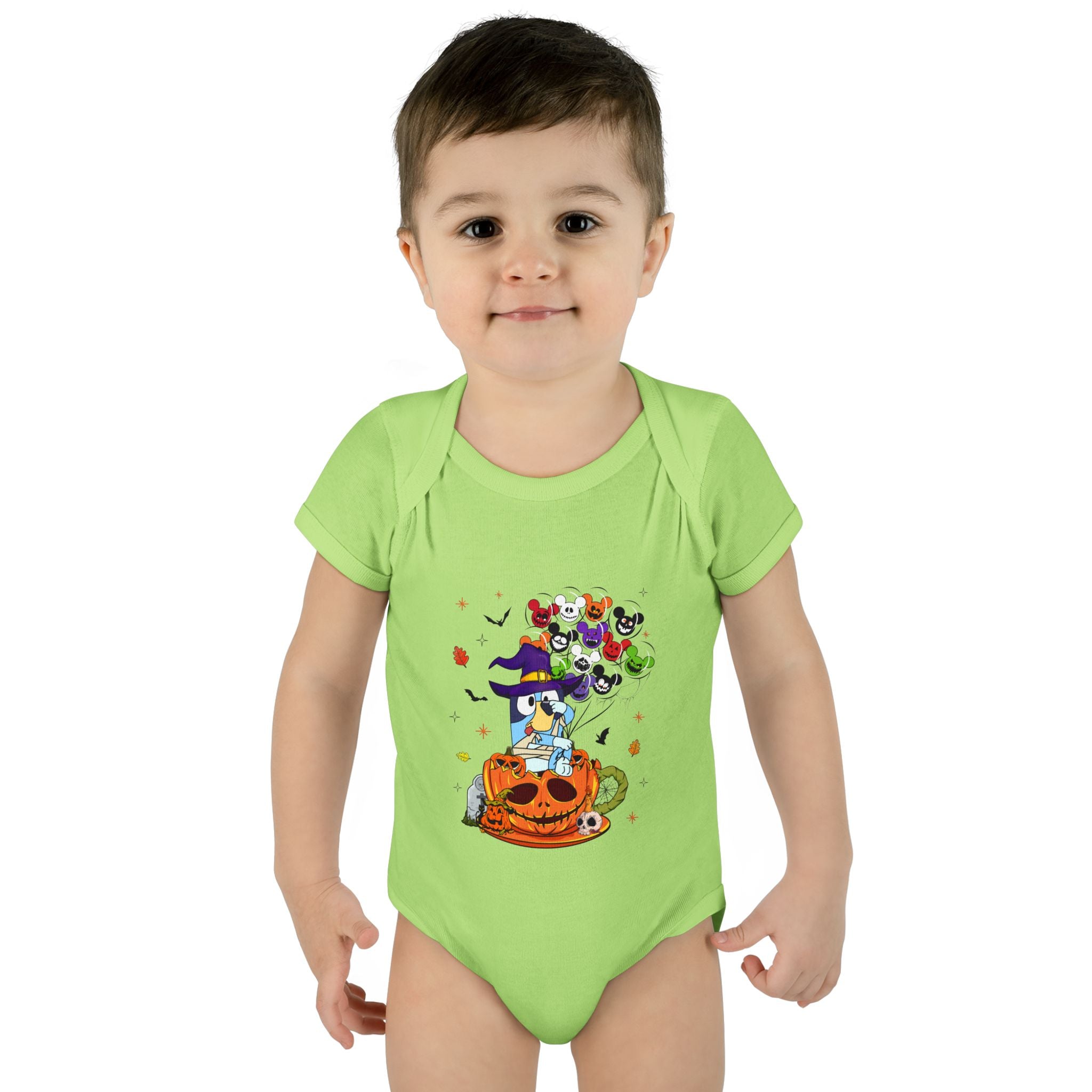Infant Halloween Witch Pumpkin Bodysuit – Cute Baby Trick-or-Treat Costume