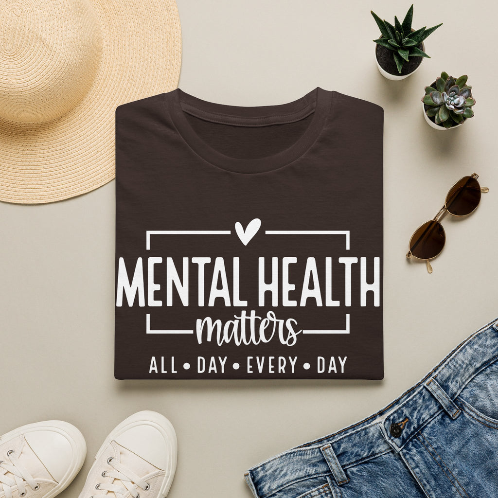 Mental Health Matters T-Shirt — "All Day • Every Day" Awareness Tee