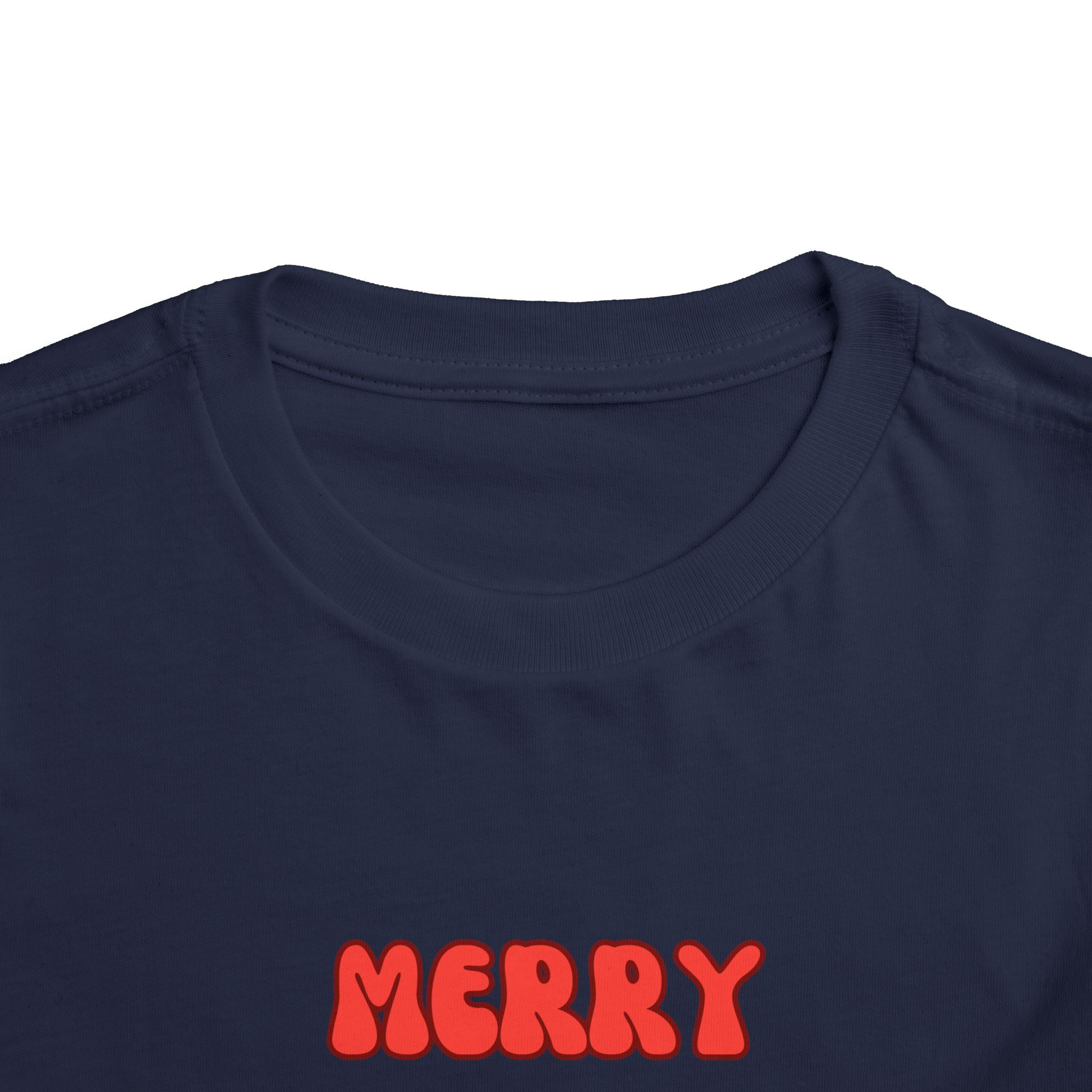 Merry Christmas Penguin Toddler Tee