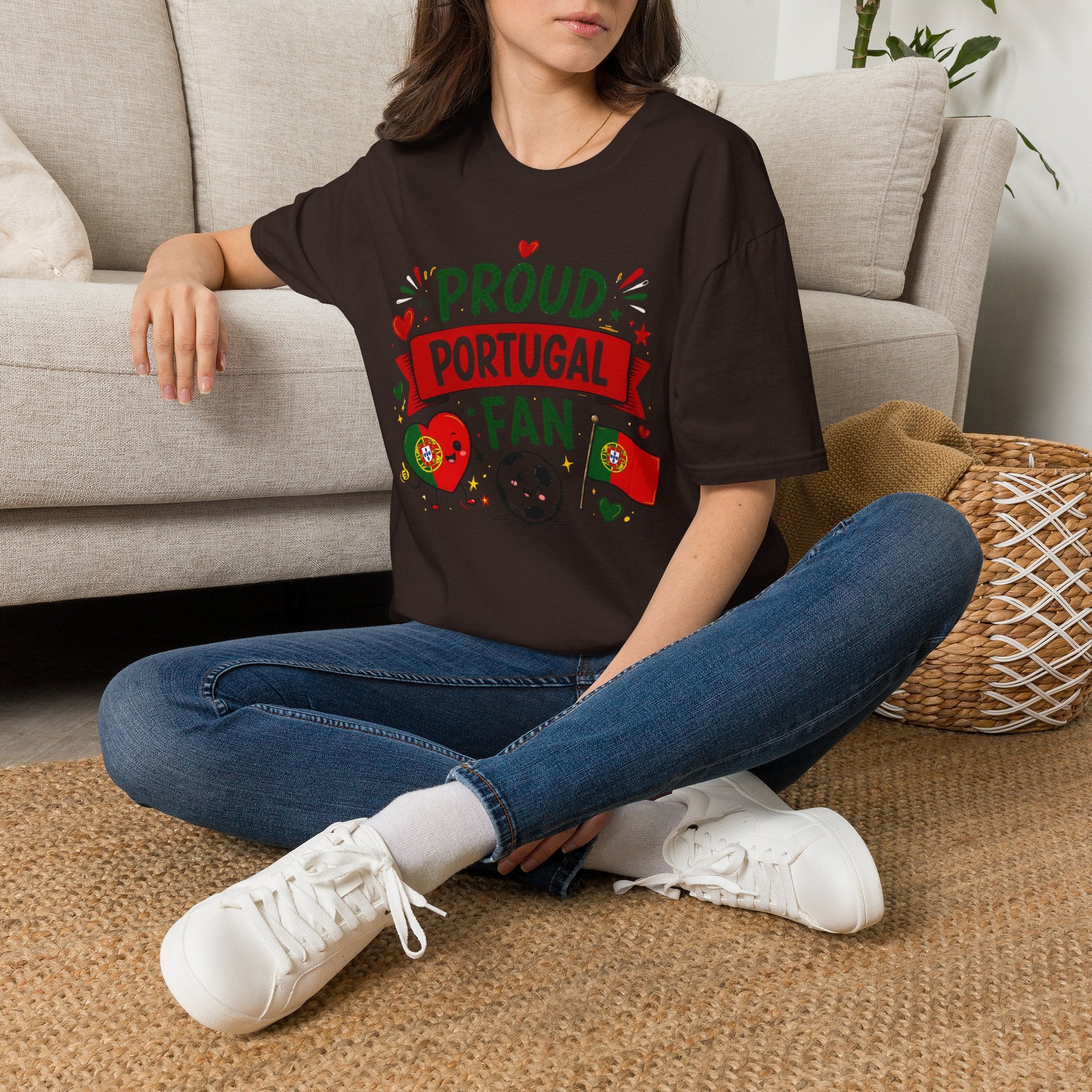 Portugal Fan T‑Shirt — Proud Portugal Fan Soccer Tee