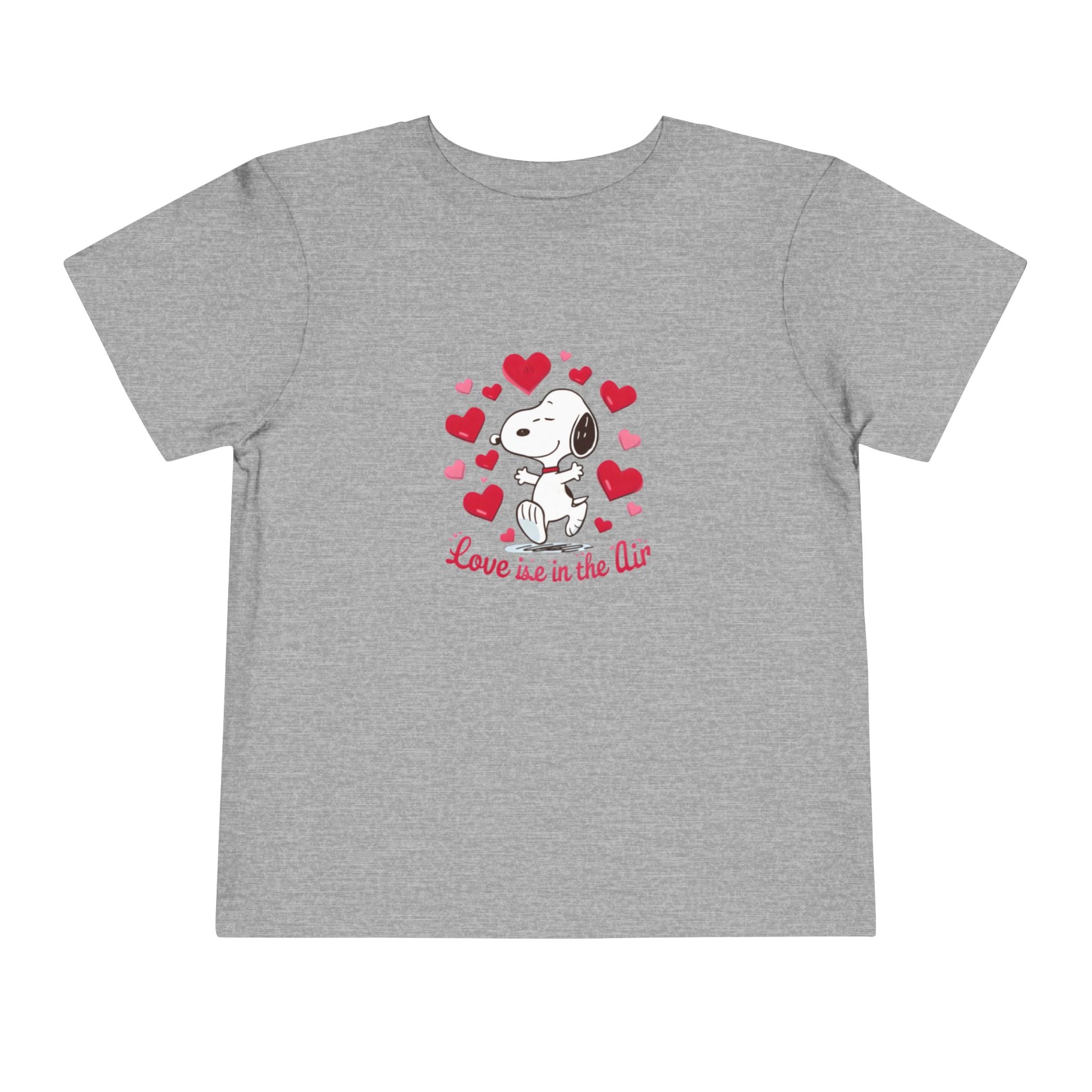 Toddler Tee — Cute Puppy “Love Is in the Air” Valentine Shirt