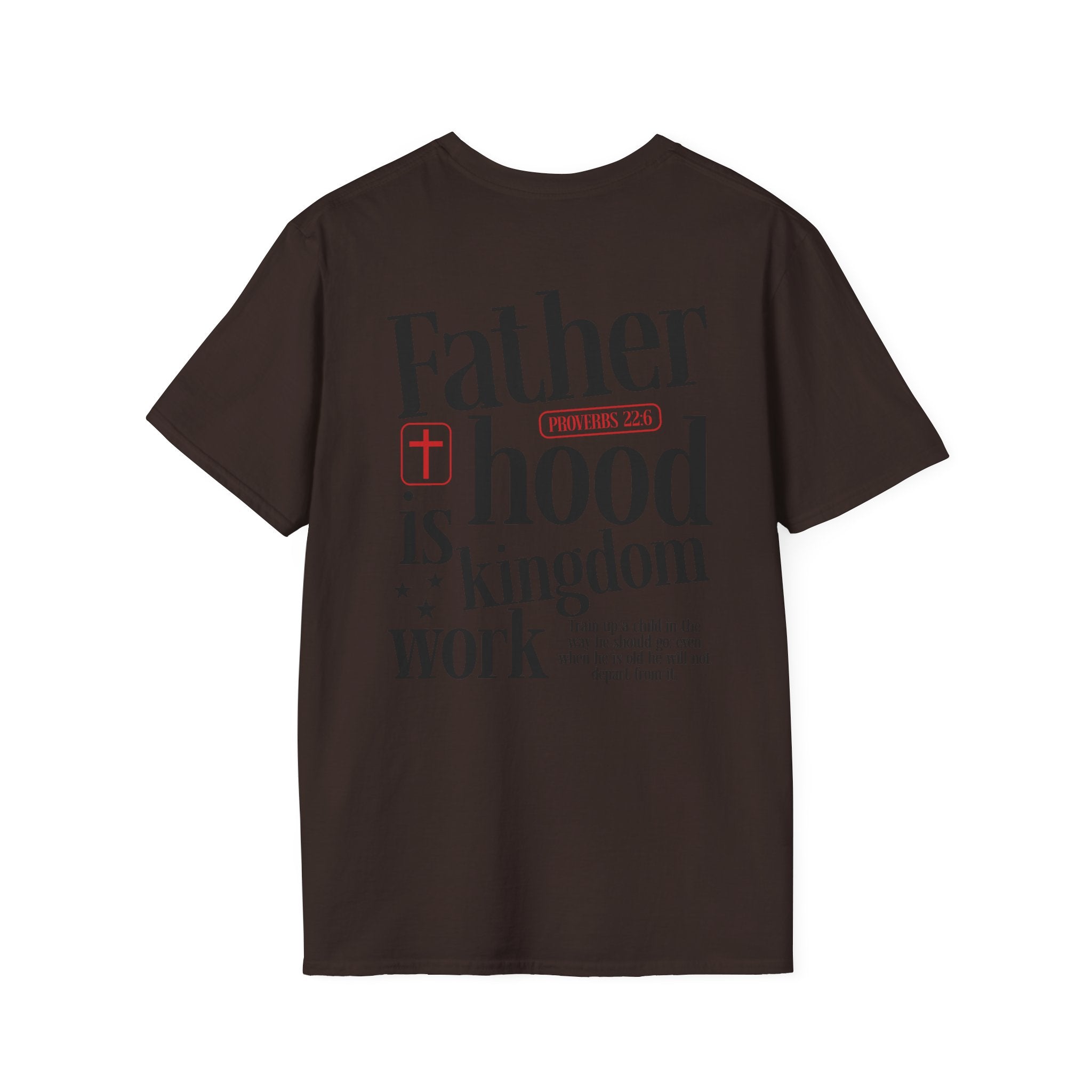 Fatherhood T-Shirt — Minimal 'Father + Hood' Dad Tee | New Dad Gift, Father’s Day
