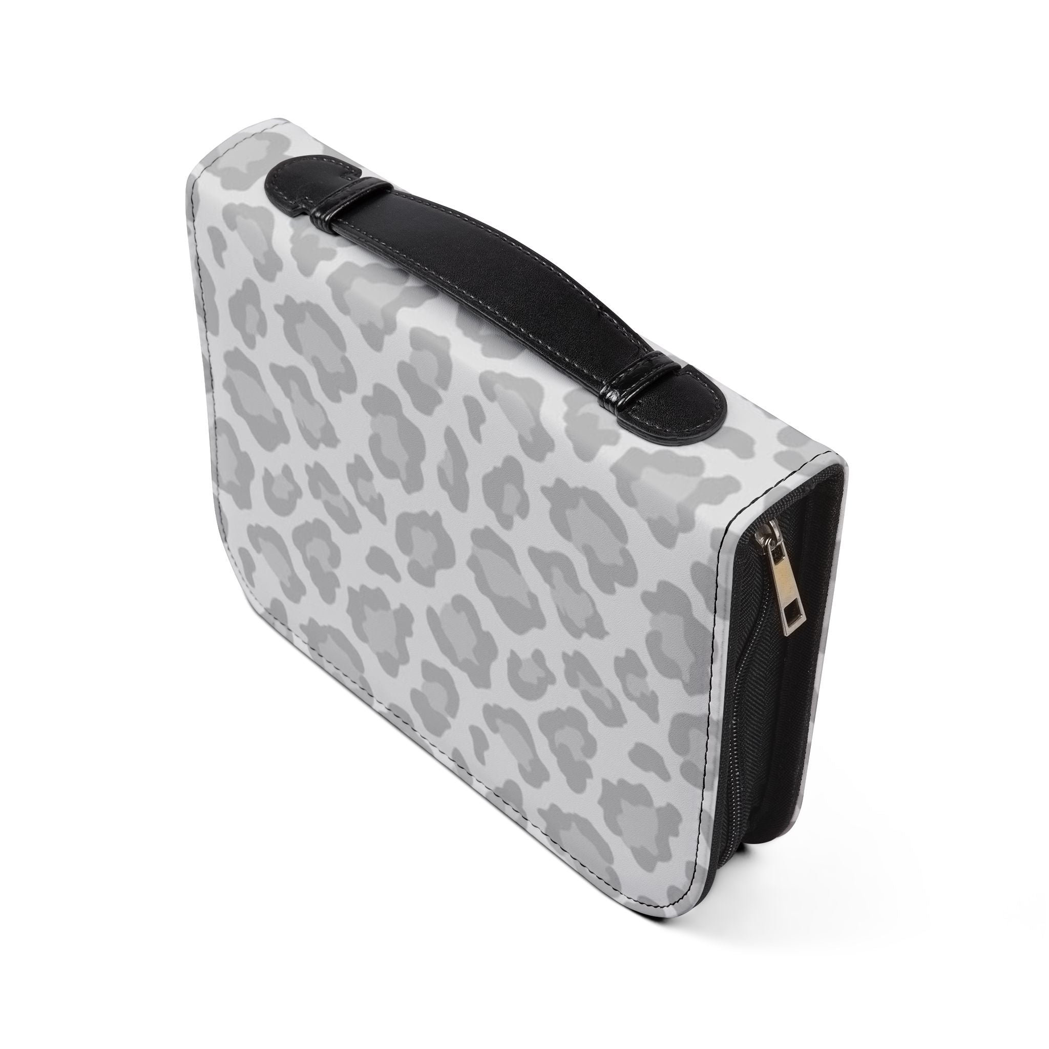 Bible Cover — Minimal Black Heart Zippered Bible Cover