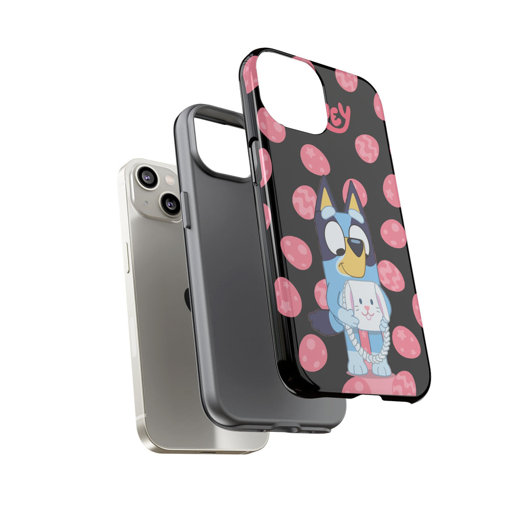 Bluey Holding Bunny phone case | Cute cartoon character phone case