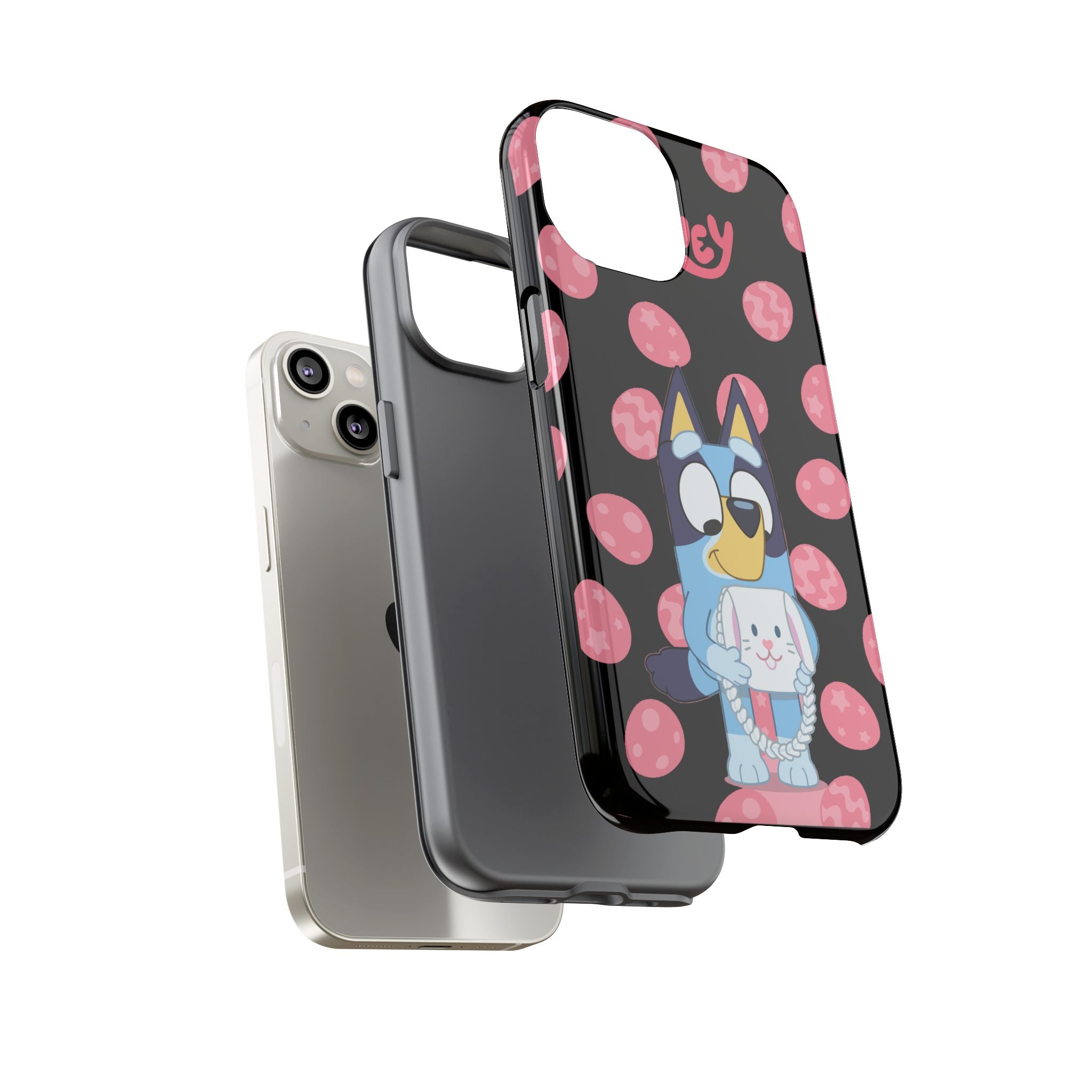 Bluey Holding Bunny phone case | Cute cartoon character phone case