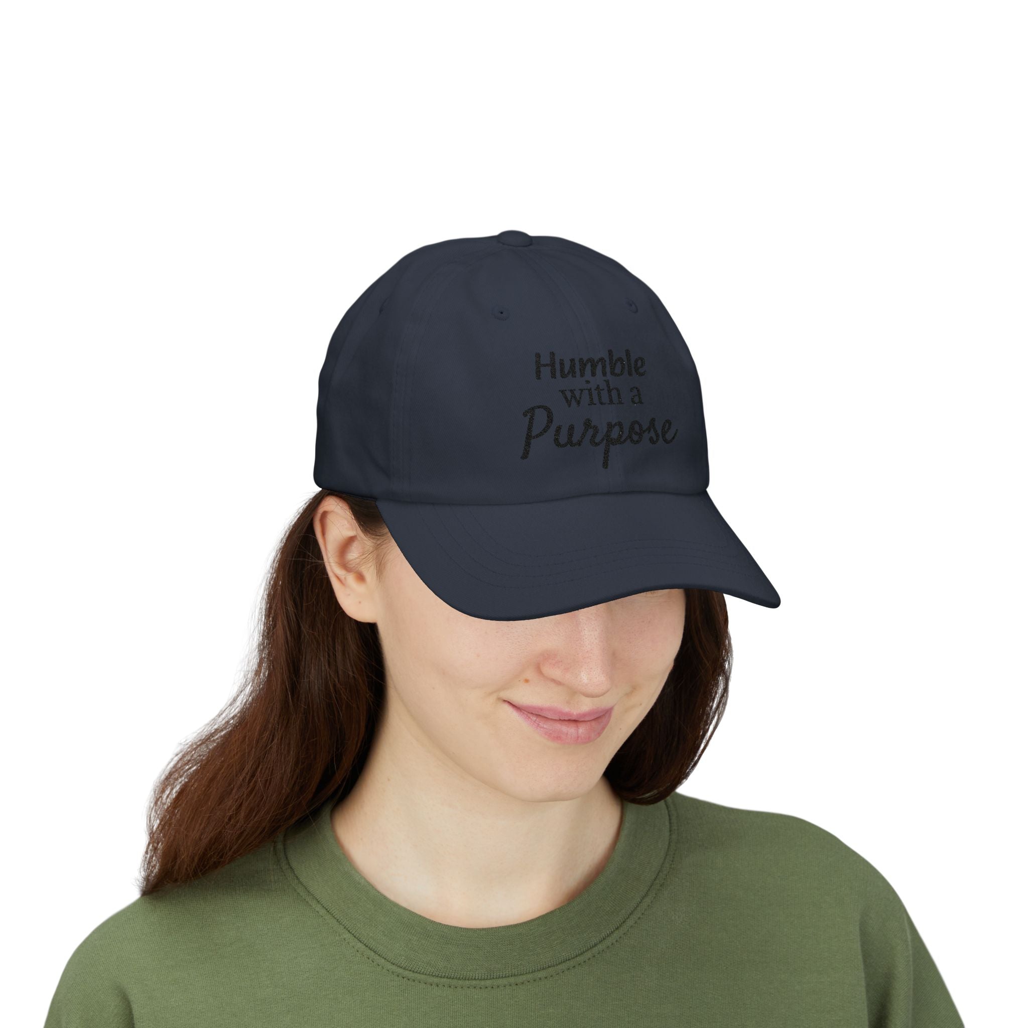 Dad Cap — "Humble with a Purpose" Embroidered Baseball Hat