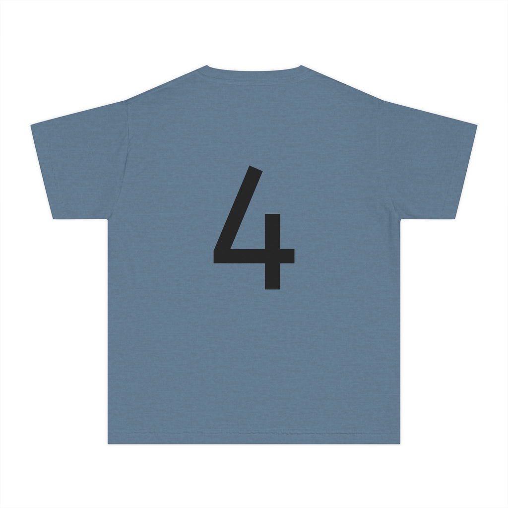 Birthday Girl Tee — Kids 4th Birthday Shirt with Pink Balloon Back Design