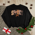 Spooky Leopard Halloween Crewneck Sweatshirt