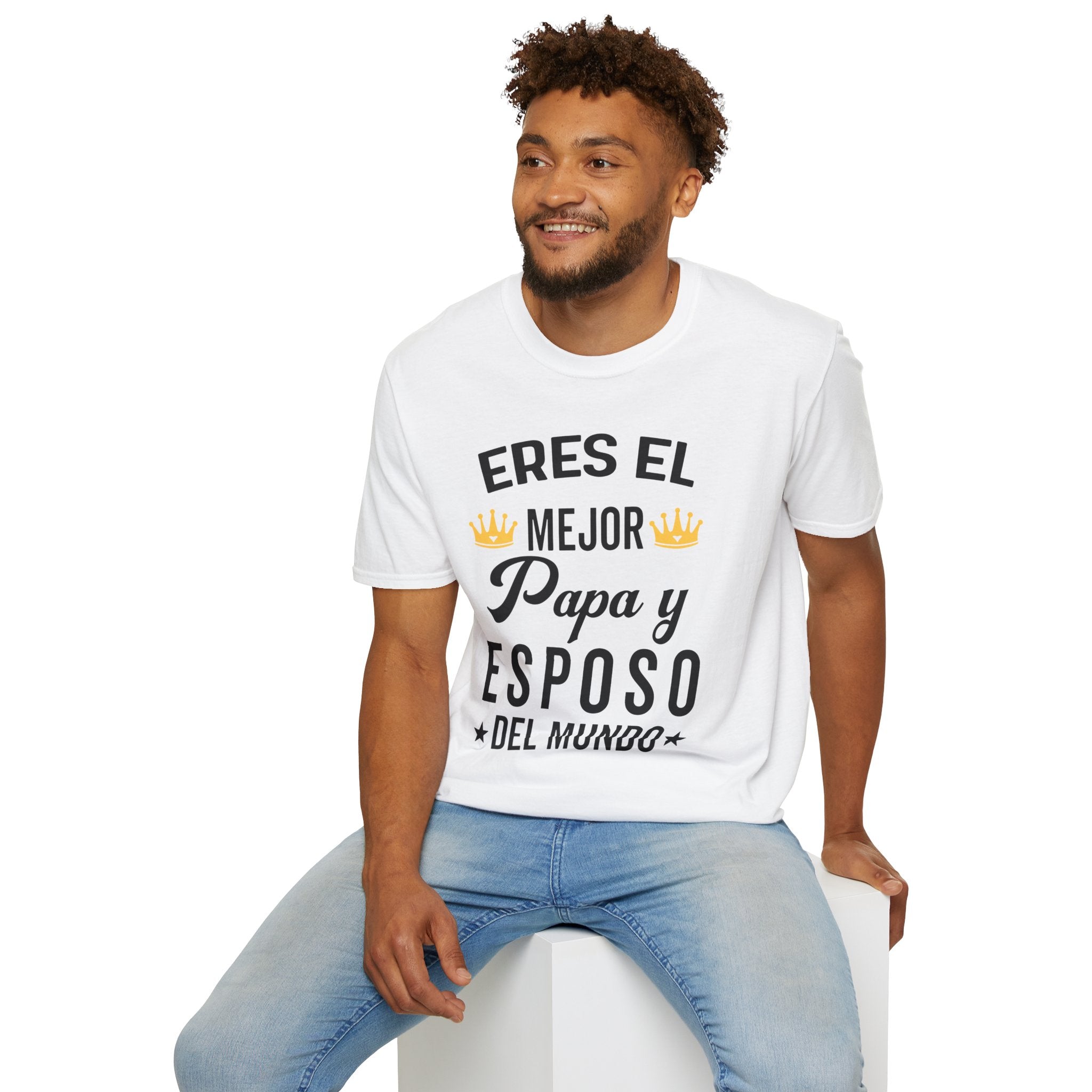 T-Shirt — "Eres el mejor papá y esposo del mundo" Spanish Father's Day Tee