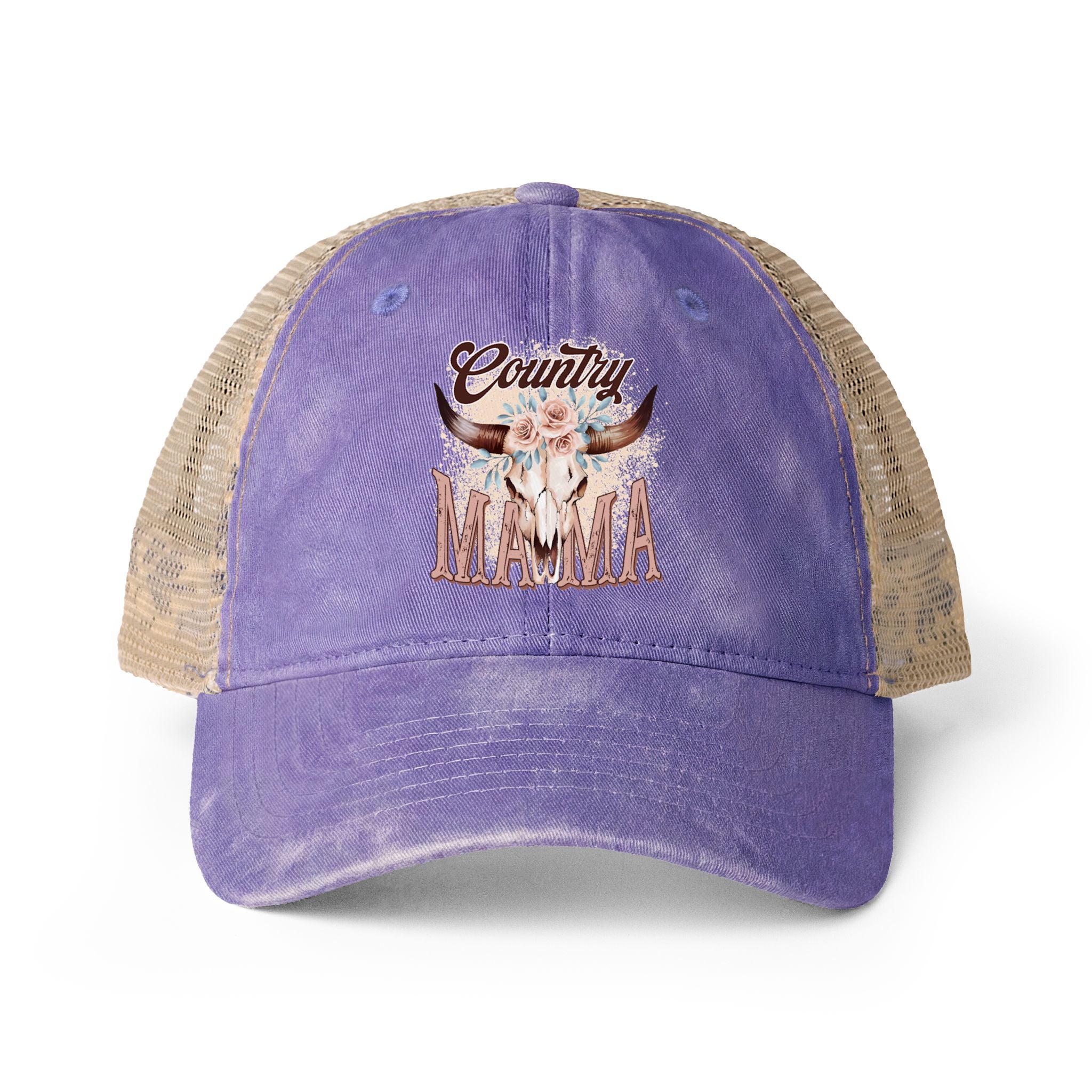 Women's Washed Mesh-Back Cap