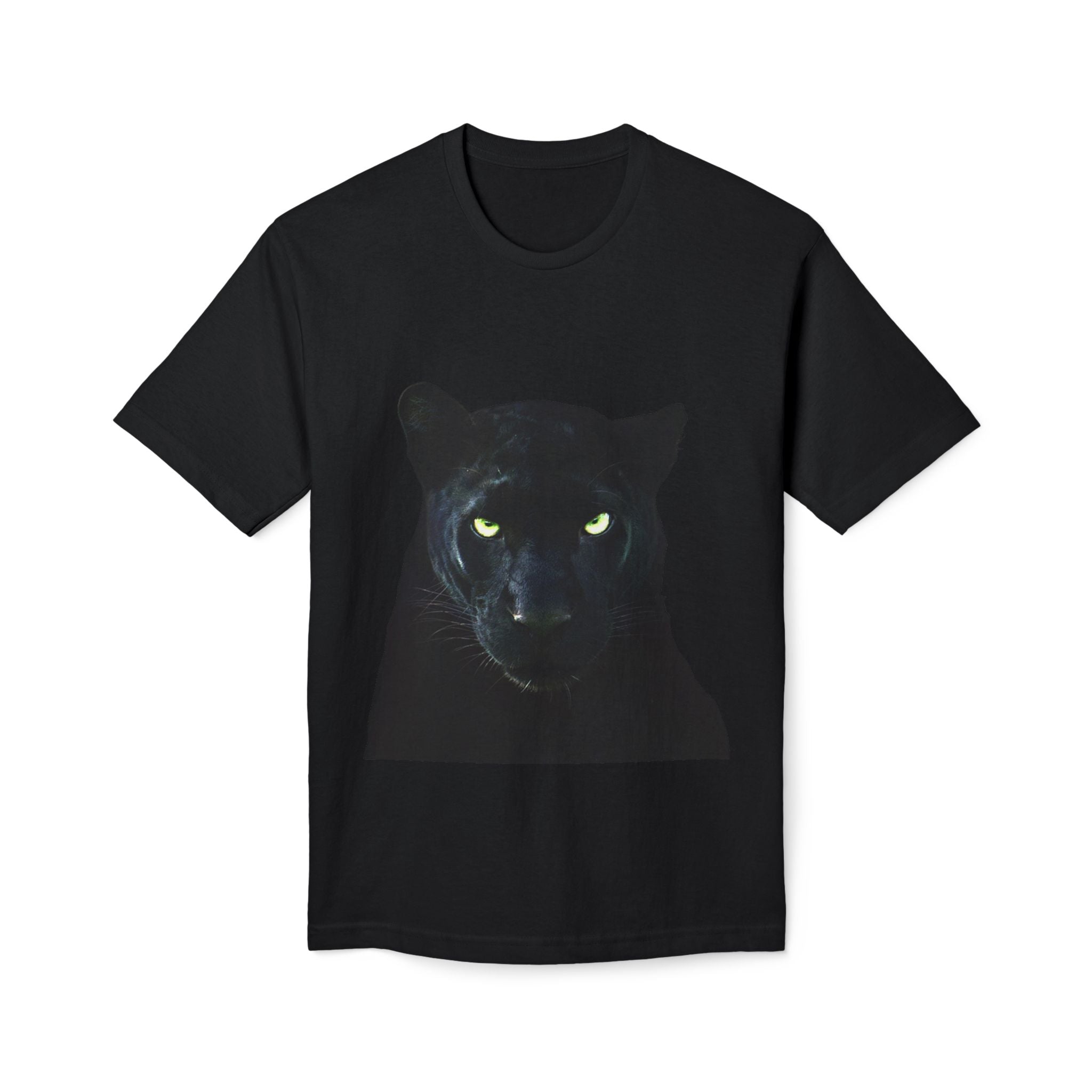 Black Panther Portrait T-Shirt — Bold Cat Graphic Tee