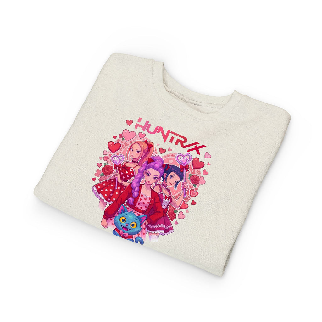 Toddler Sweatshirt — Pink Heart Huntrix