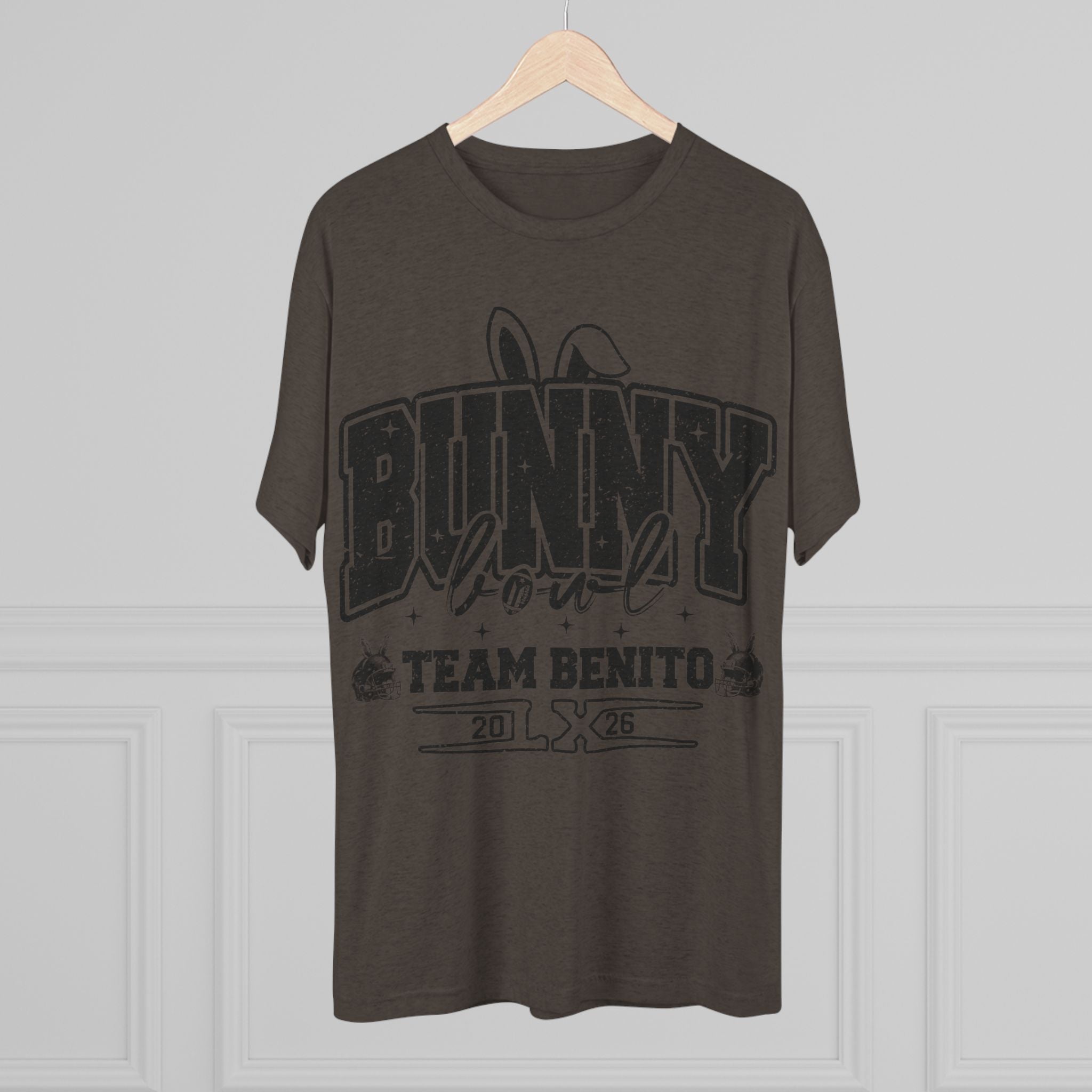Bunny Bowl Team Benito Tee — Vintage Sports Easter Rabbit Graphic Shirt