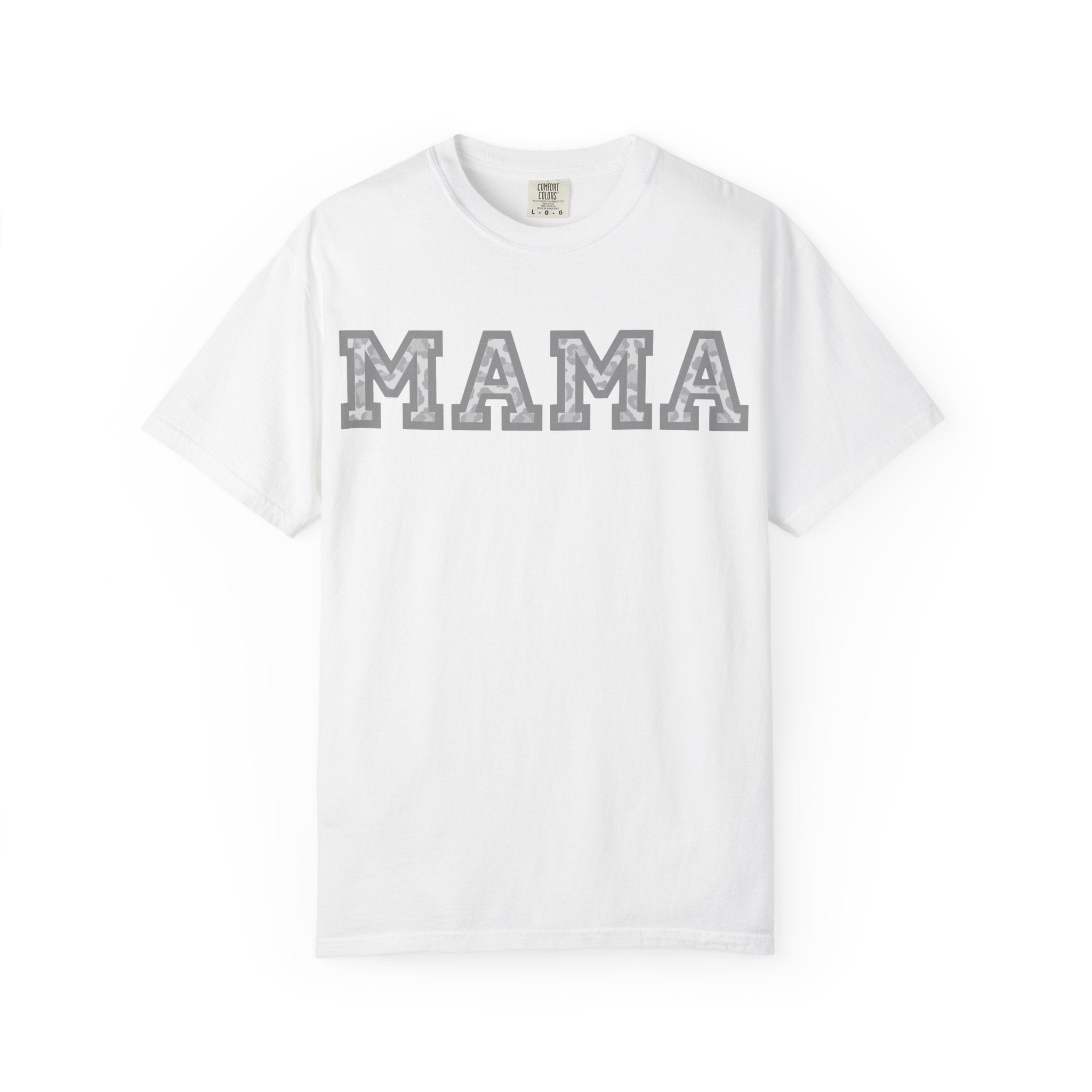 Mama Graphic T-Shirt Vintage Varsity Mom Tee for Mother's Day & Everyday