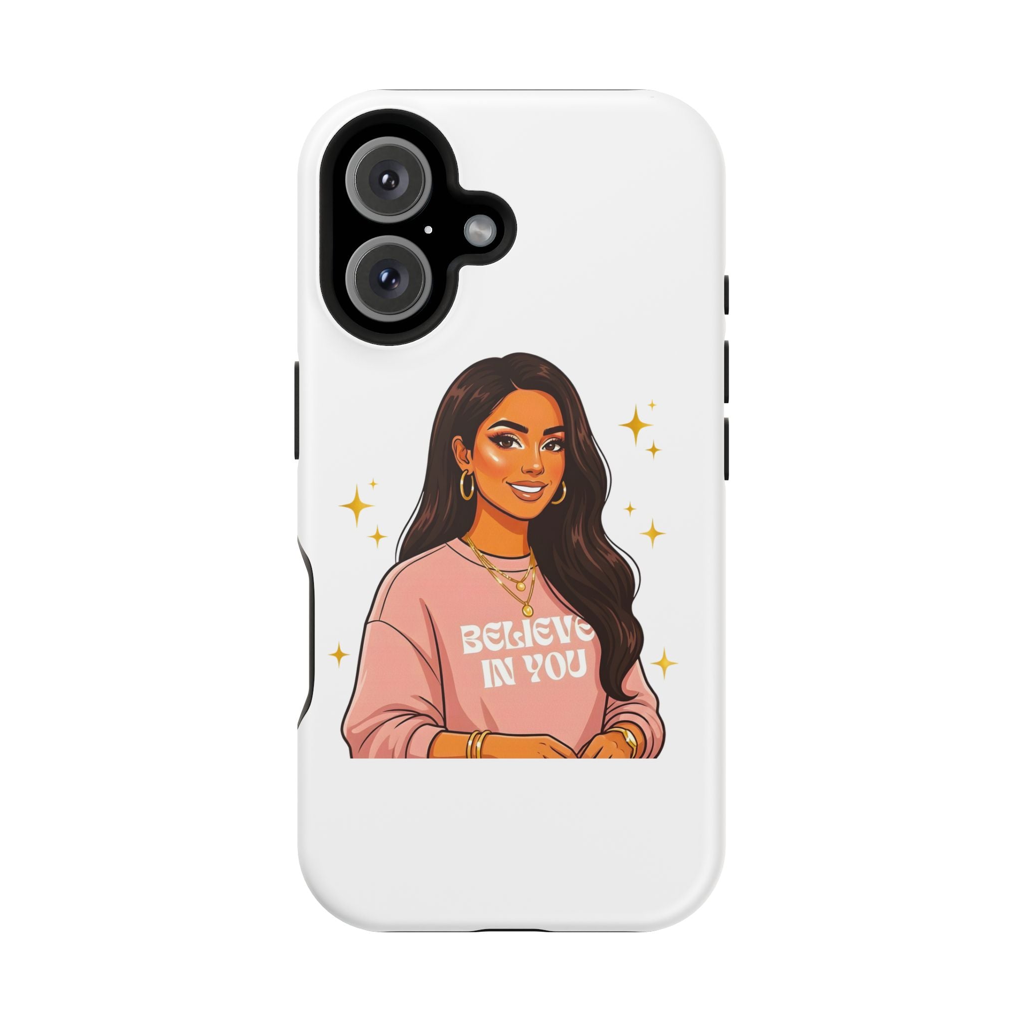 Phone Case — "Believe In You" Motivational Portrait Magnetic Impact-Resistant Case