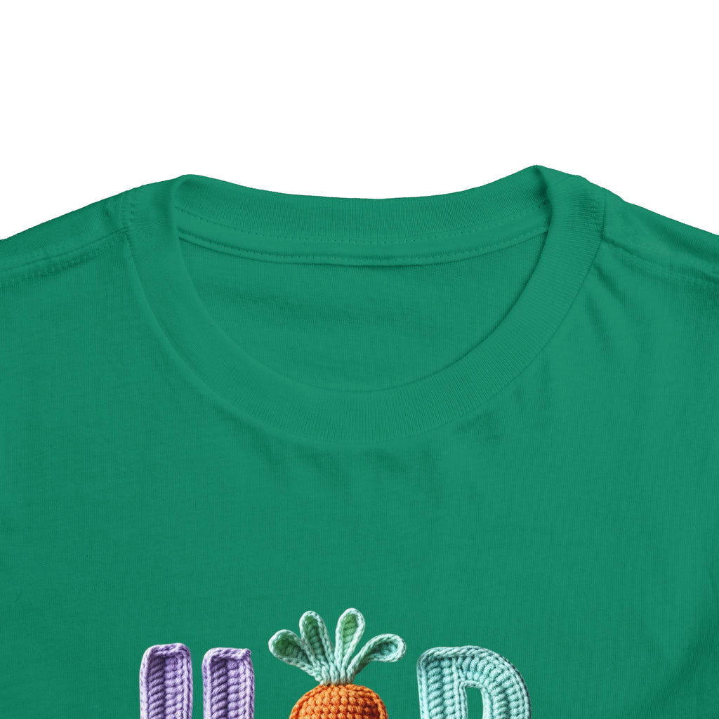 Hip Hop Easter Toddler Tee — Cute Bunny & Carrot Kids Shirt