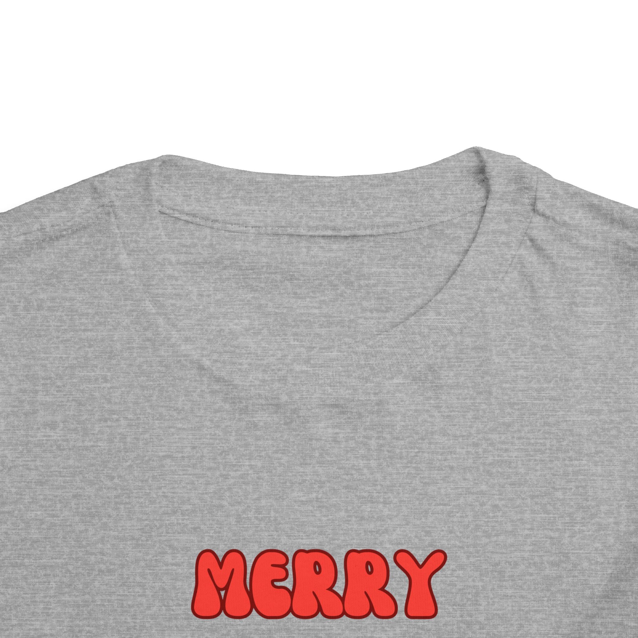 Merry Christmas Penguin Toddler Tee