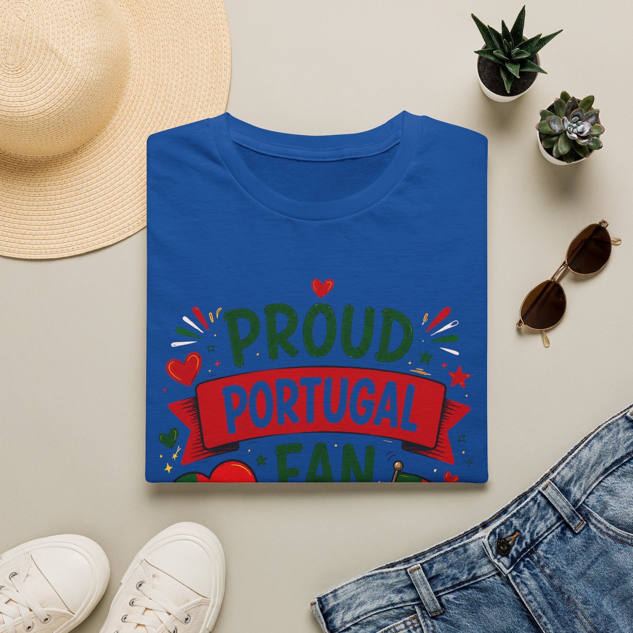 Portugal Fan T‑Shirt — Proud Portugal Fan Soccer Tee