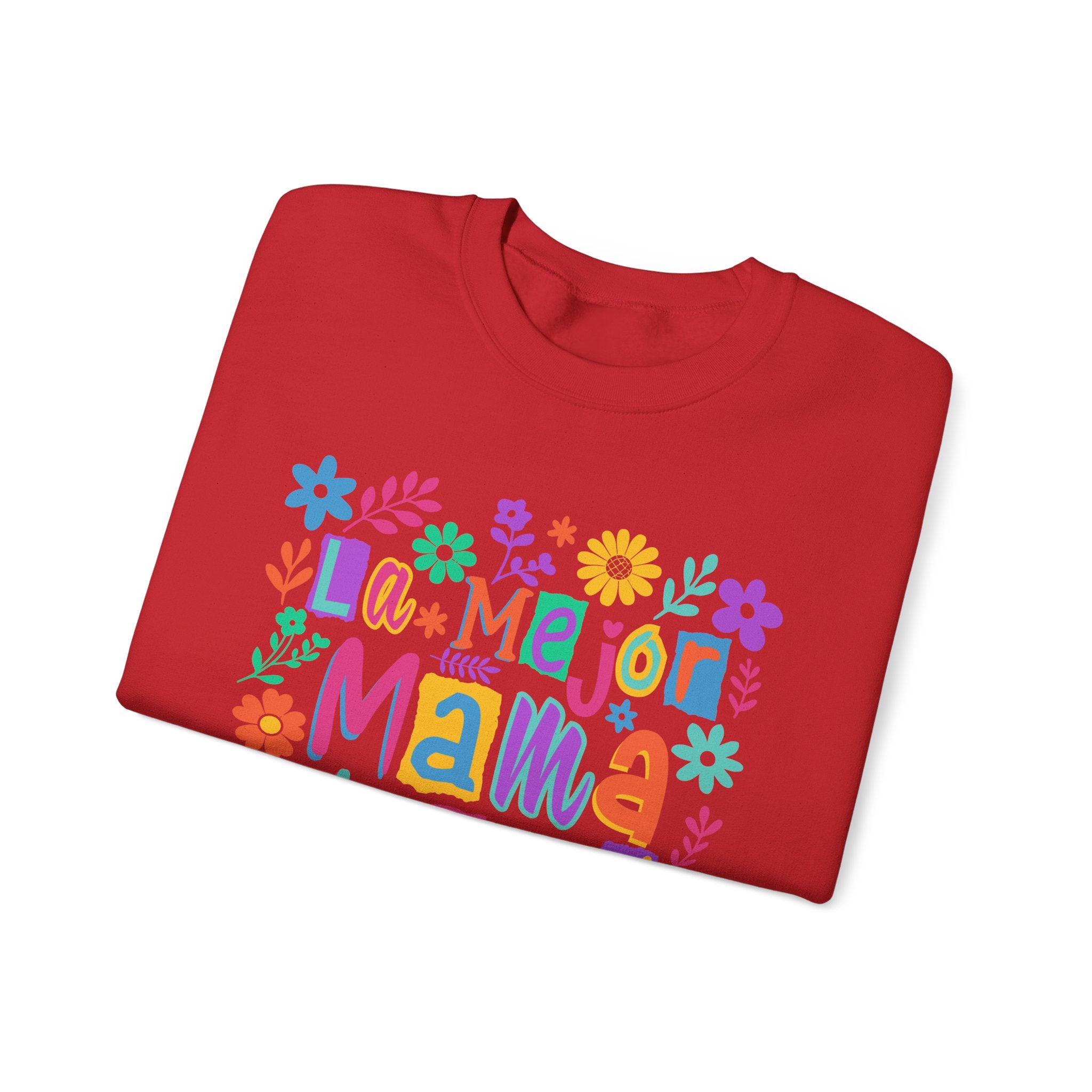 Sweatshirt — La Mejor Mamá del Mundo Floral Mother's Day Crewneck