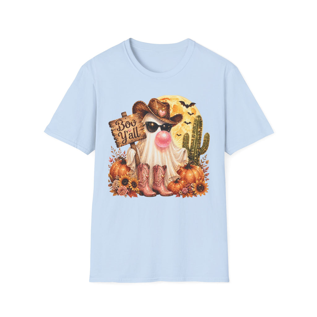 Halloween Gnome T-Shirt — 'Boo Y'all' Western Pumpkin Tee