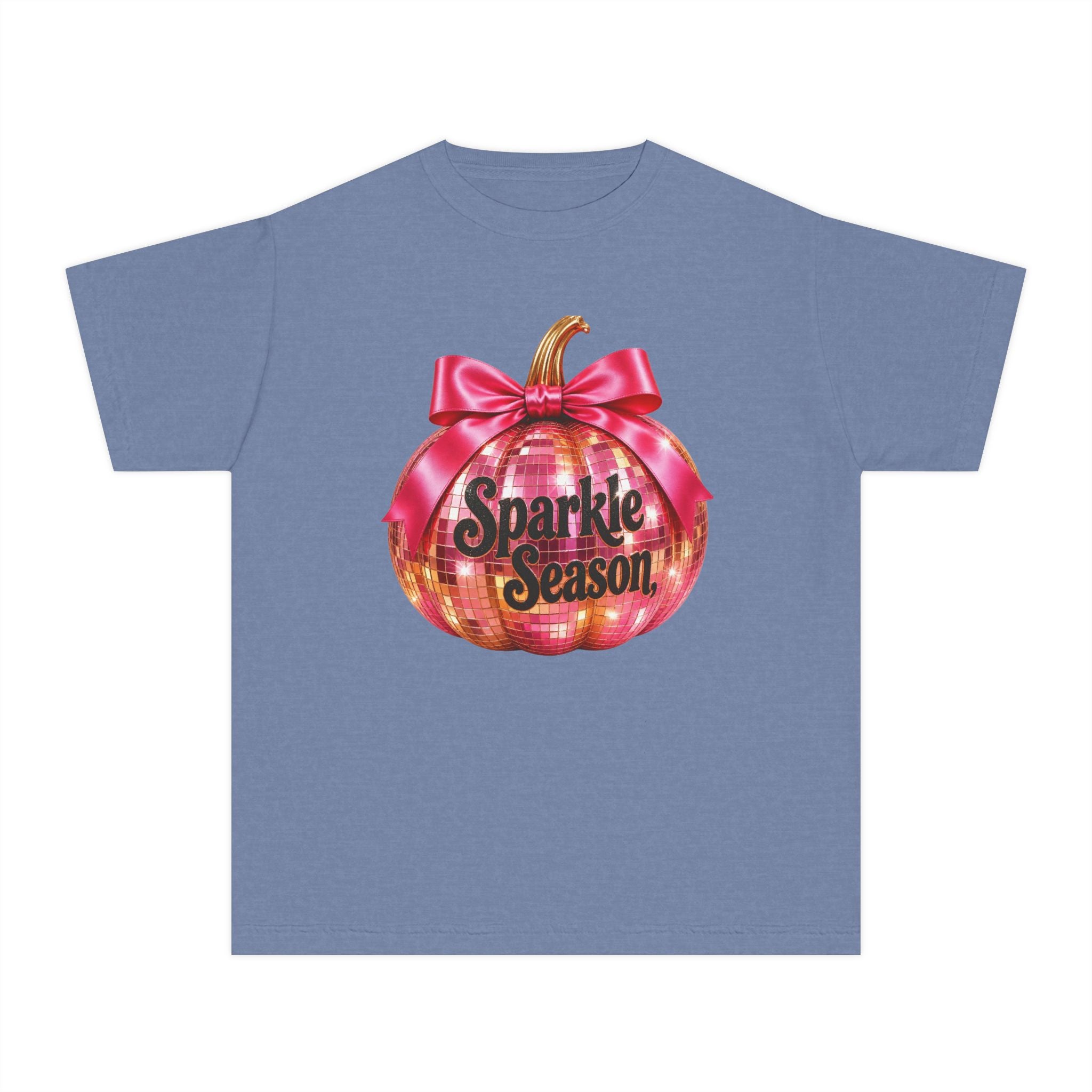 Sparkle Season Pumpkin Youth T‑Shirt