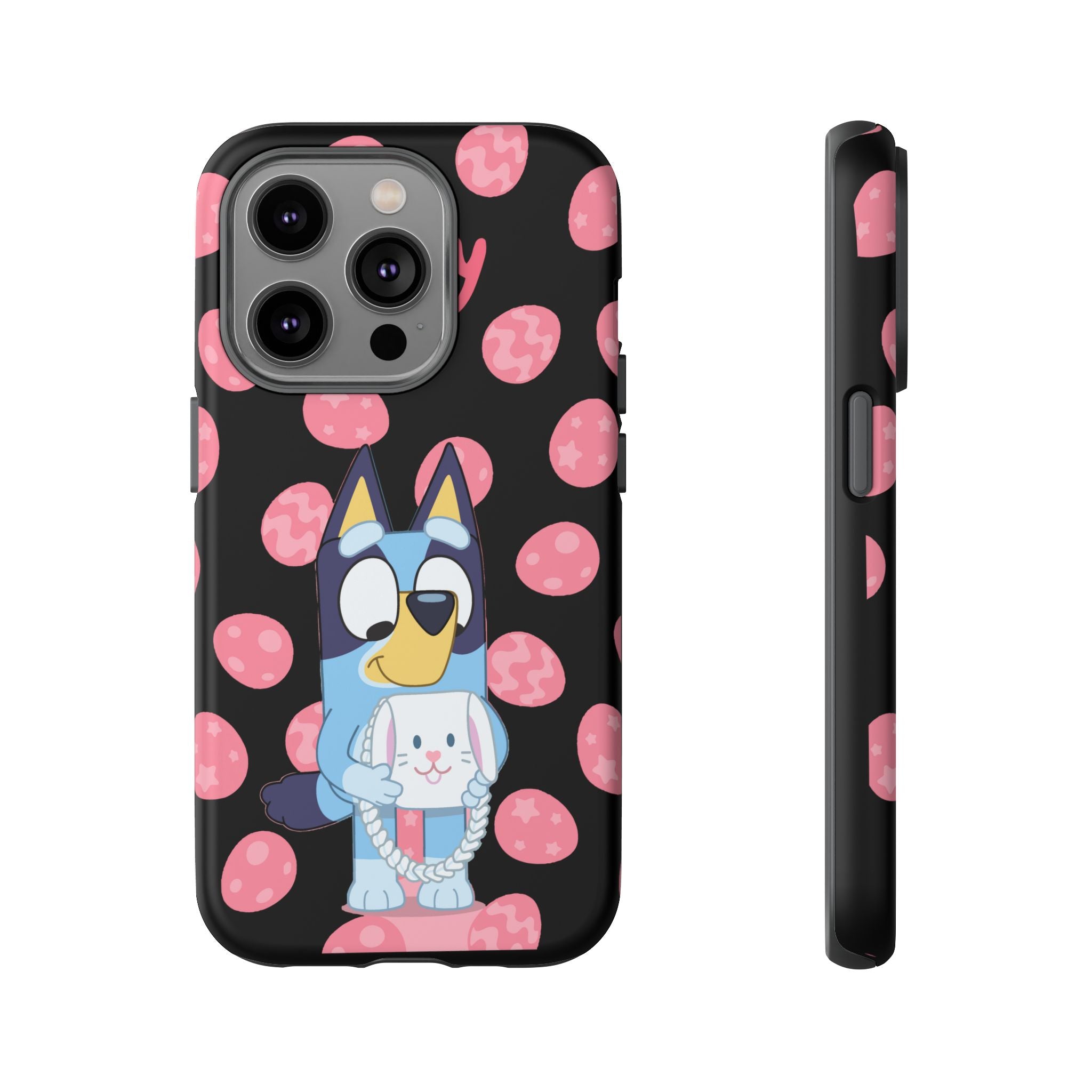 Bluey Holding Bunny phone case | Cute cartoon character phone case