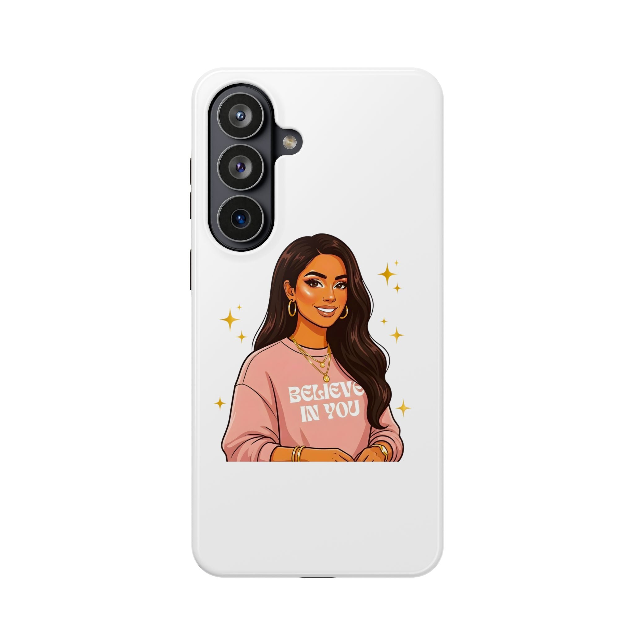 Phone Case — "Believe In You" Motivational Portrait Magnetic Impact-Resistant Case